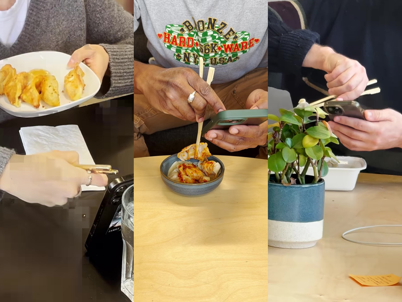 bibigo，ScrollSticks，Touch screen chopsticks，Meal-eating神器，Creative tableware，