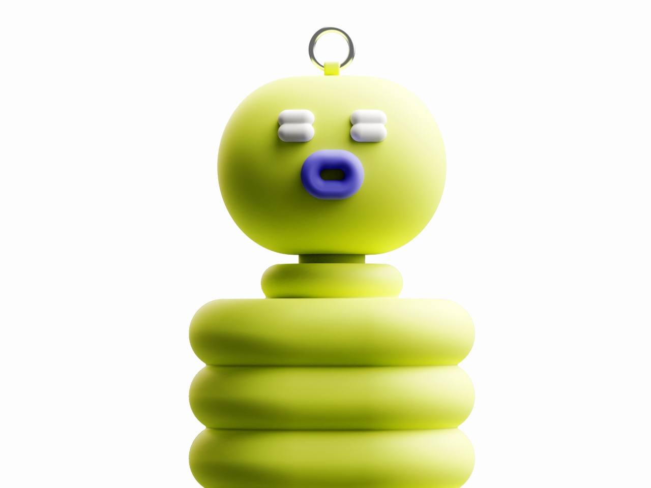 Portable power bank，Pendant-style，EDC，Creative Digital，Cartoon design，