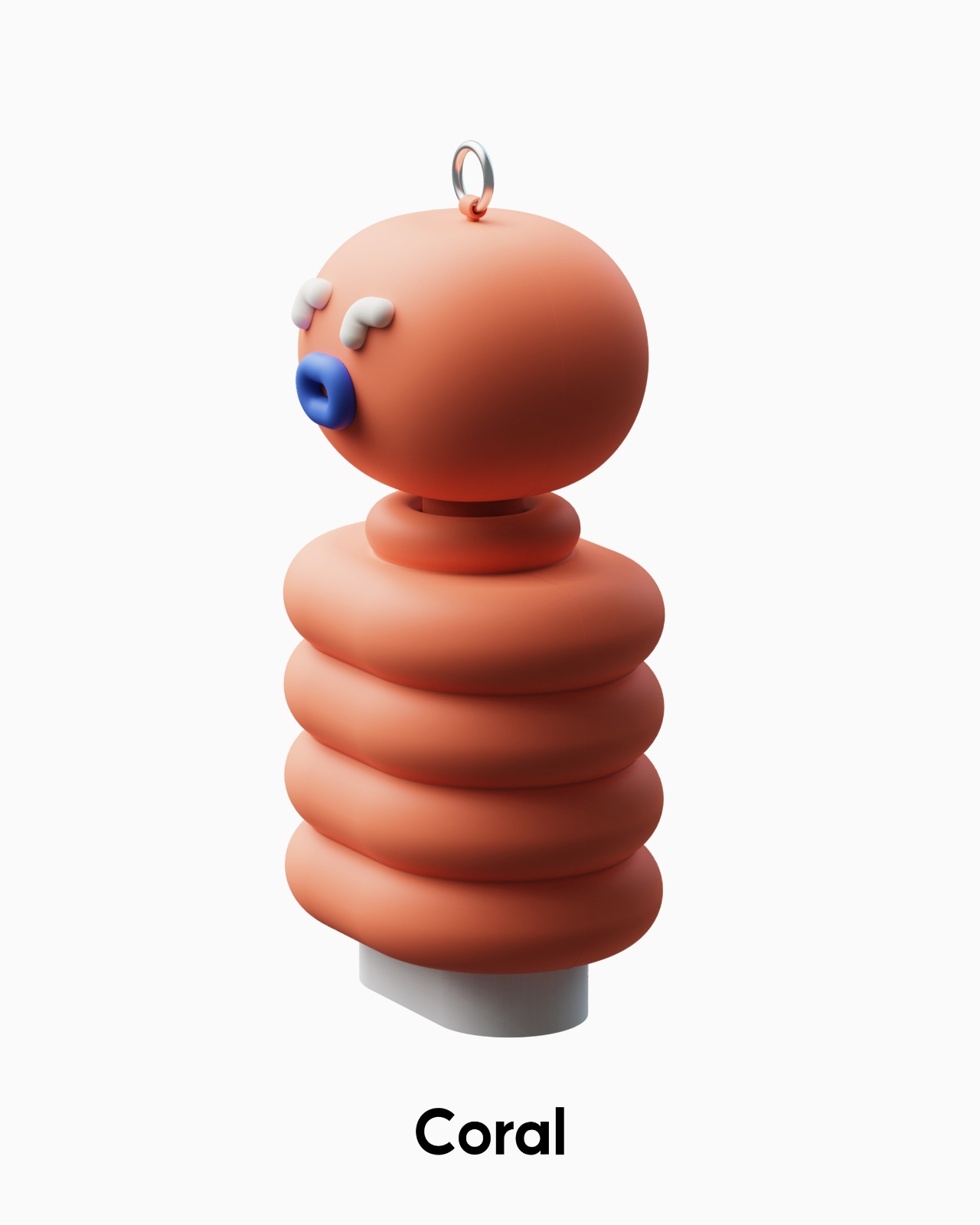 Portable power bank，Pendant-style，EDC，Creative Digital，Cartoon design，