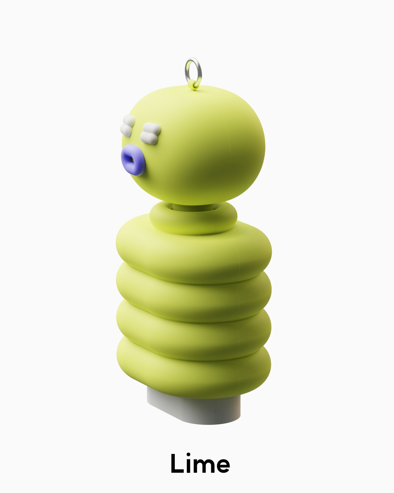 Portable power bank，Pendant-style，EDC，Creative Digital，Cartoon design，