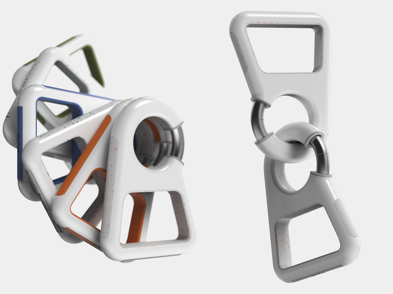 SafeGrip，modularization，Safety Cane，Walking aids for the elderly，Assisted walking，