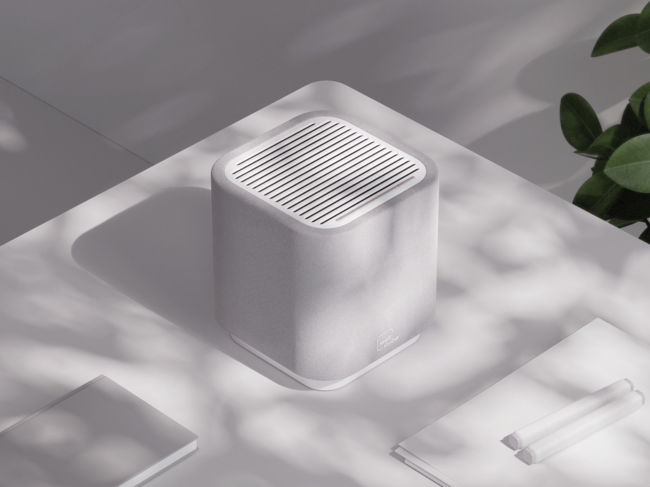 air cleaner，WellCube，Desktop style，Intelligent monitoring，HEPA Filtration，