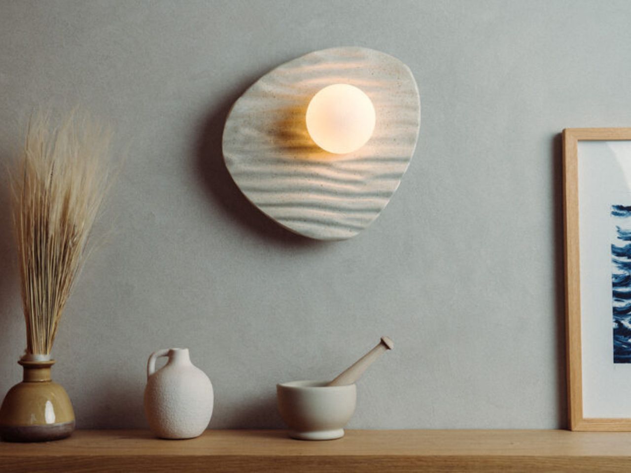 Wall mounted，Art Table Lamp，Sculpture Lamps，Sandscape，