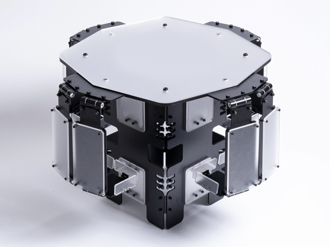 Deformed stool，Folding Side Table，Creative seat，Cyberpunk Furniture，