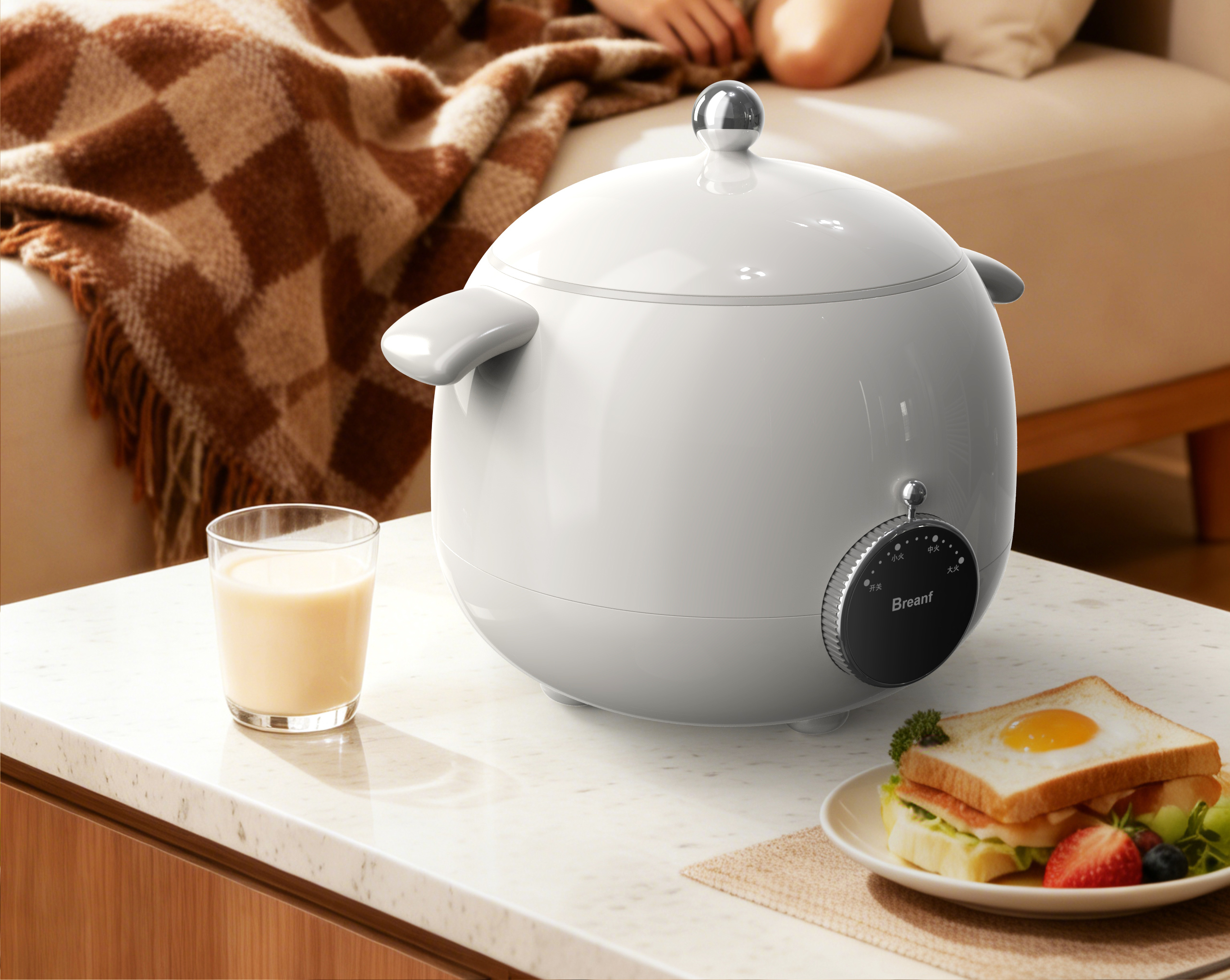 Product Design, Home Appliances, Electric Cooker, Industrial Design, Simple，