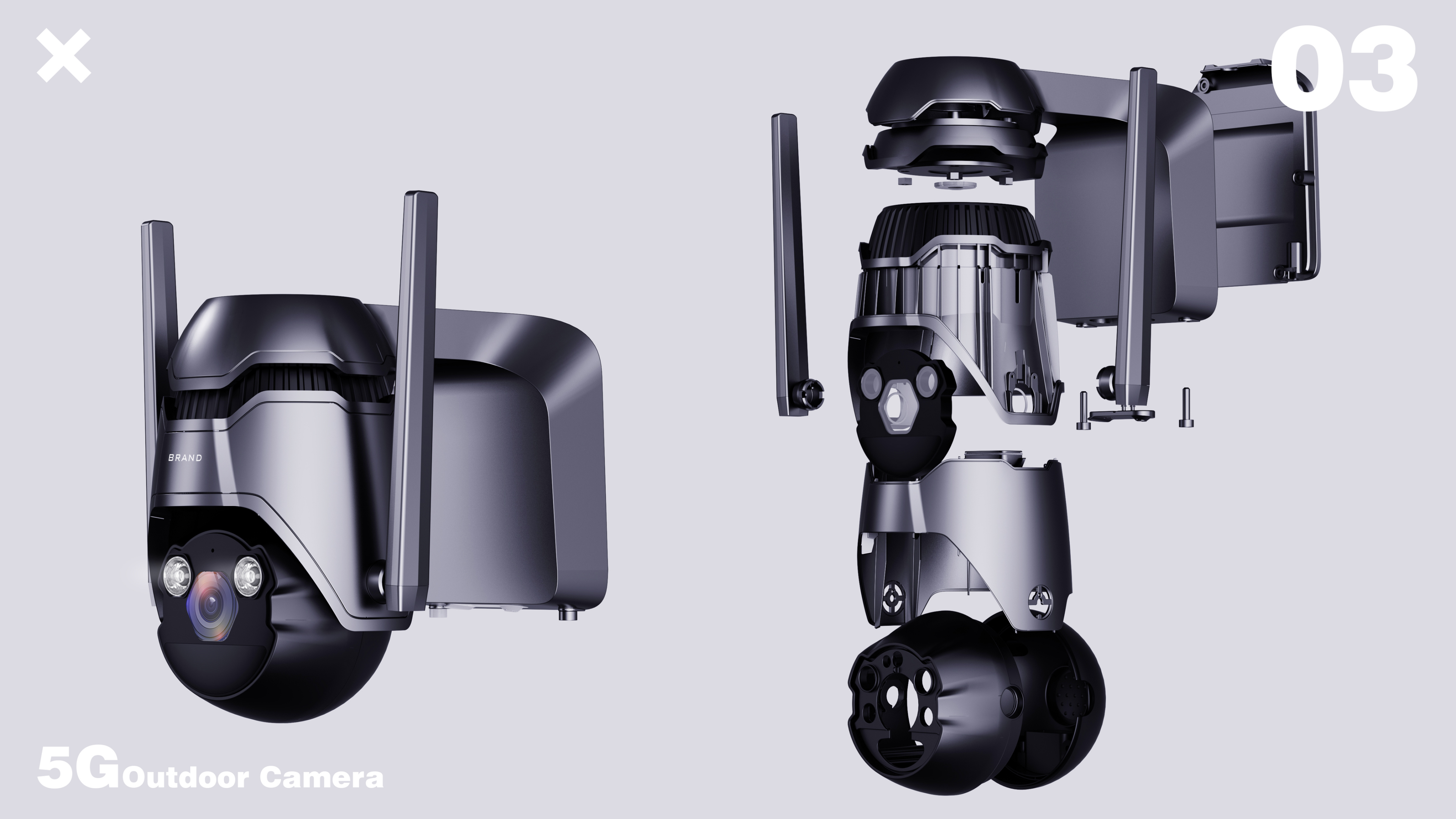 Camera Digital Intelligent Products Solar Energy Design，