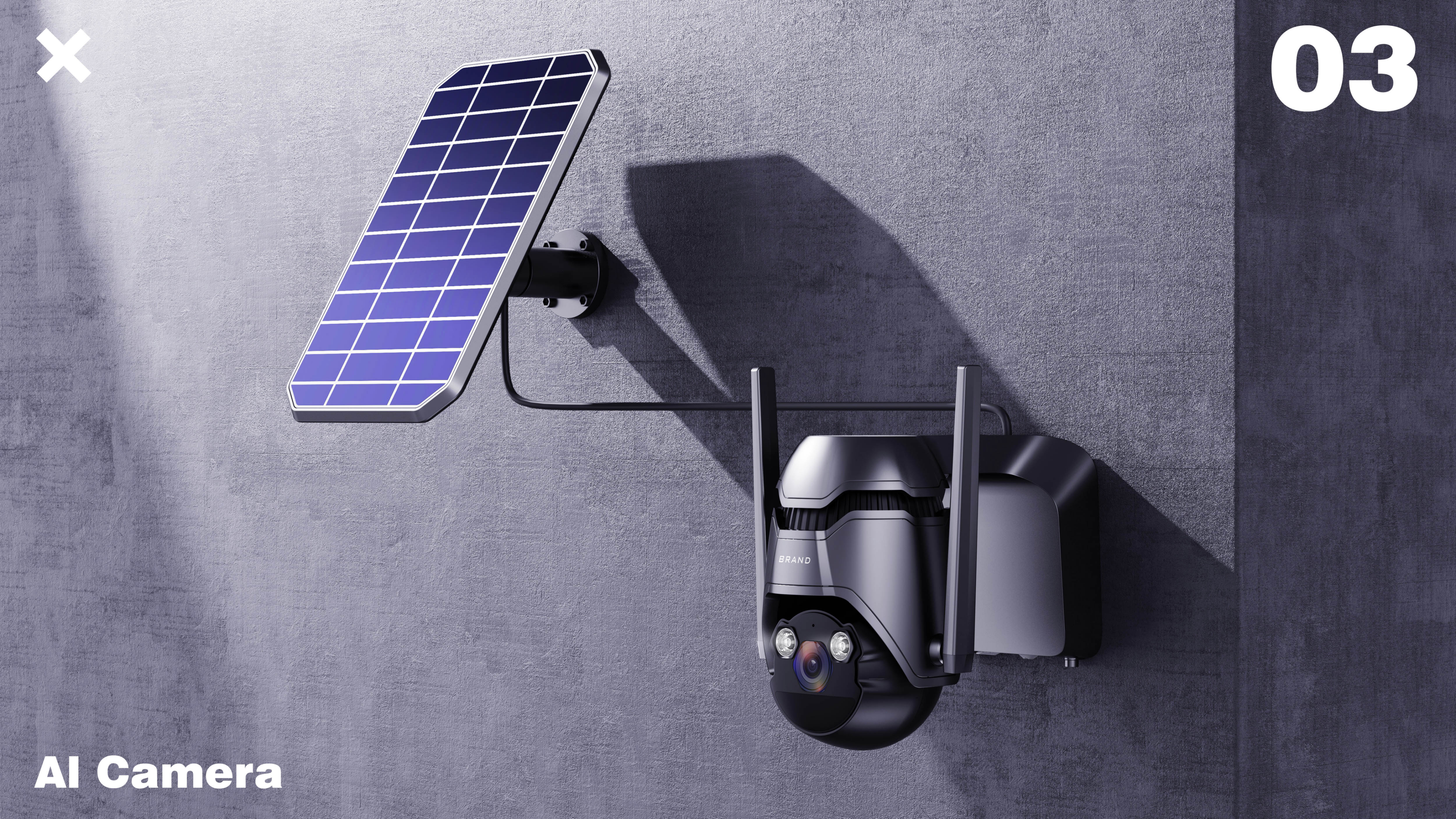 Camera Digital Intelligent Products Solar Energy Design，