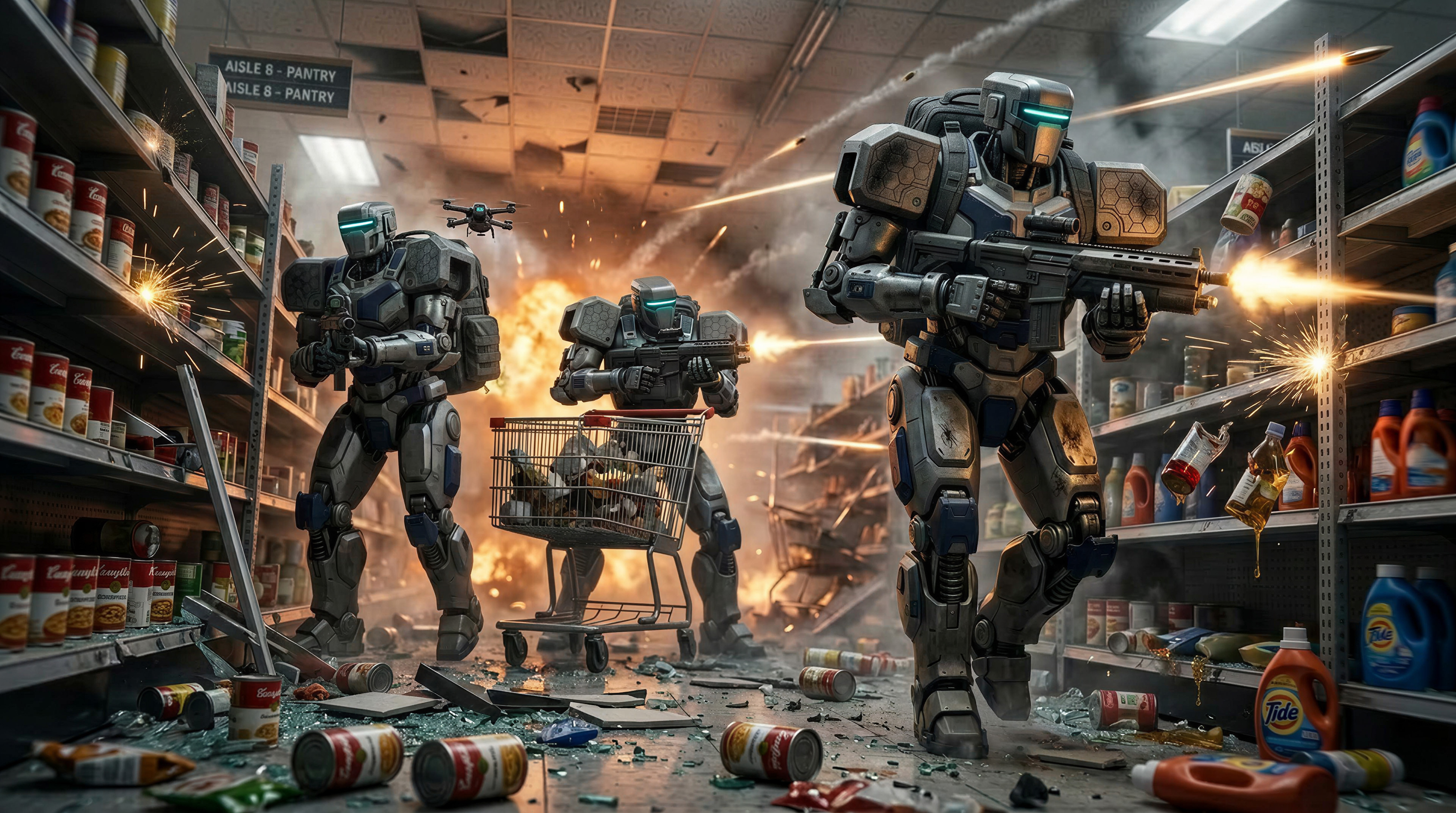 robot，Humanoid robot，Weapon，intelligent robot，ai，