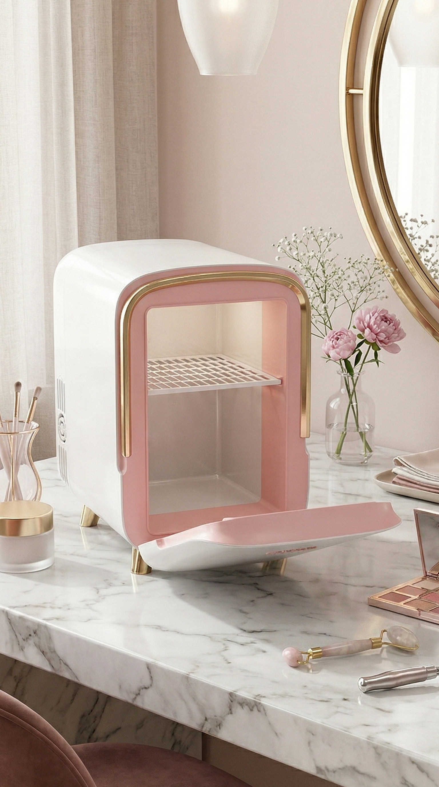cosmetics refrigerator，small home appliances，Appliance appearance，Beauty Makeup，industrial design，product design，