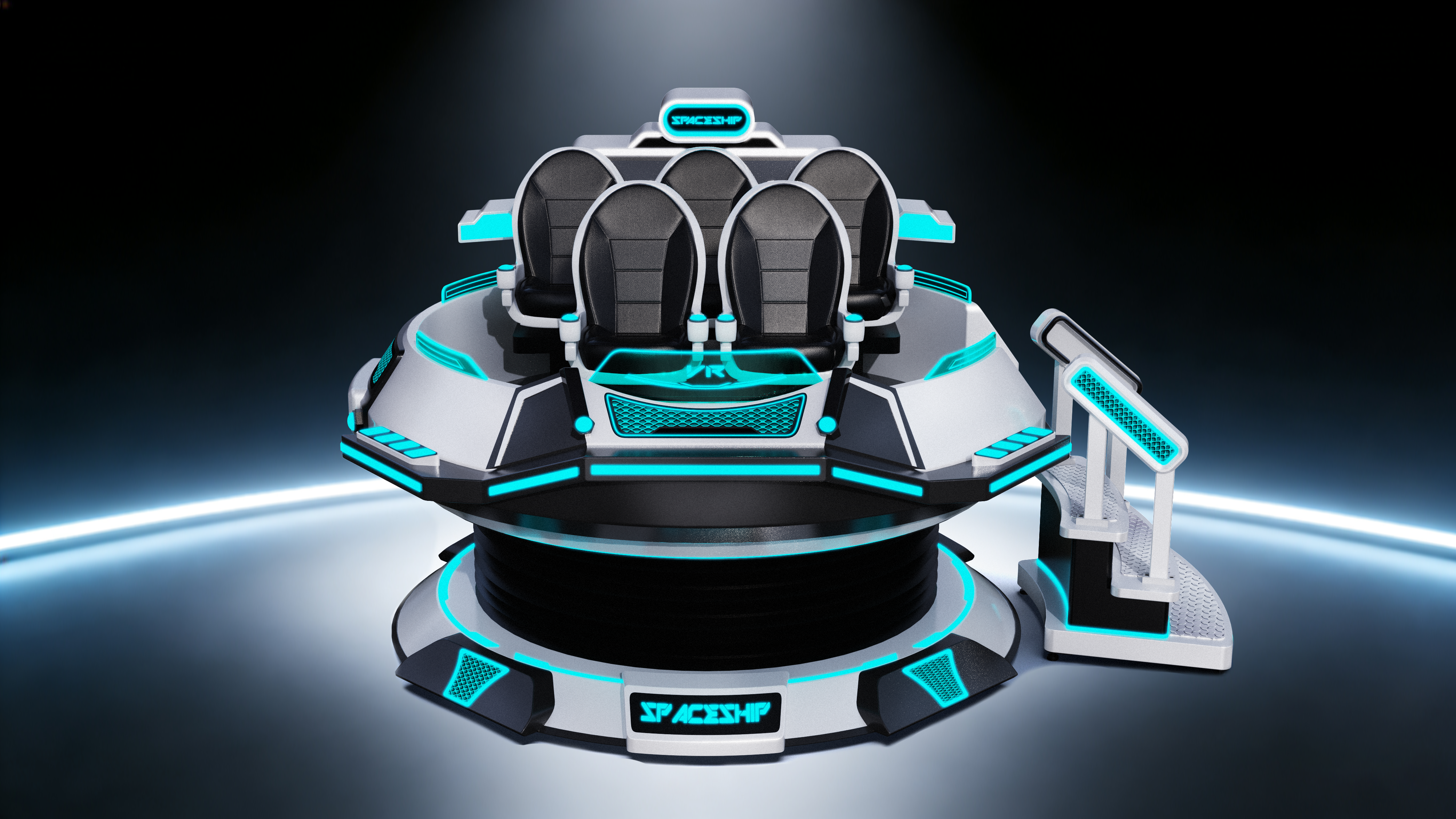 vr，VR equipment，VR game console，Flying saucer，industrial design，Game console design，Game City Game Machine，product design，