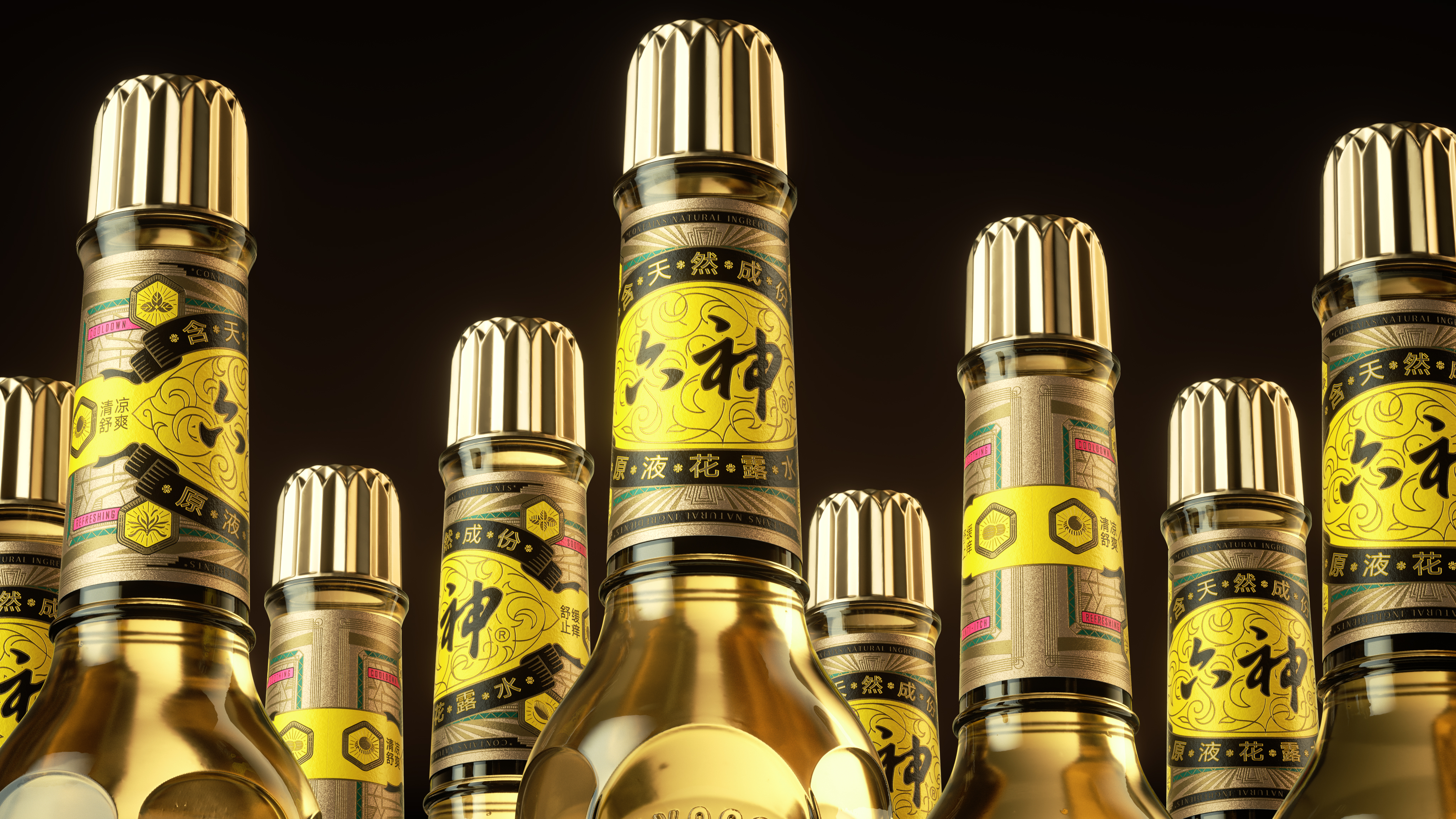 Pan Hu packaging，packing design，The Six Gods，