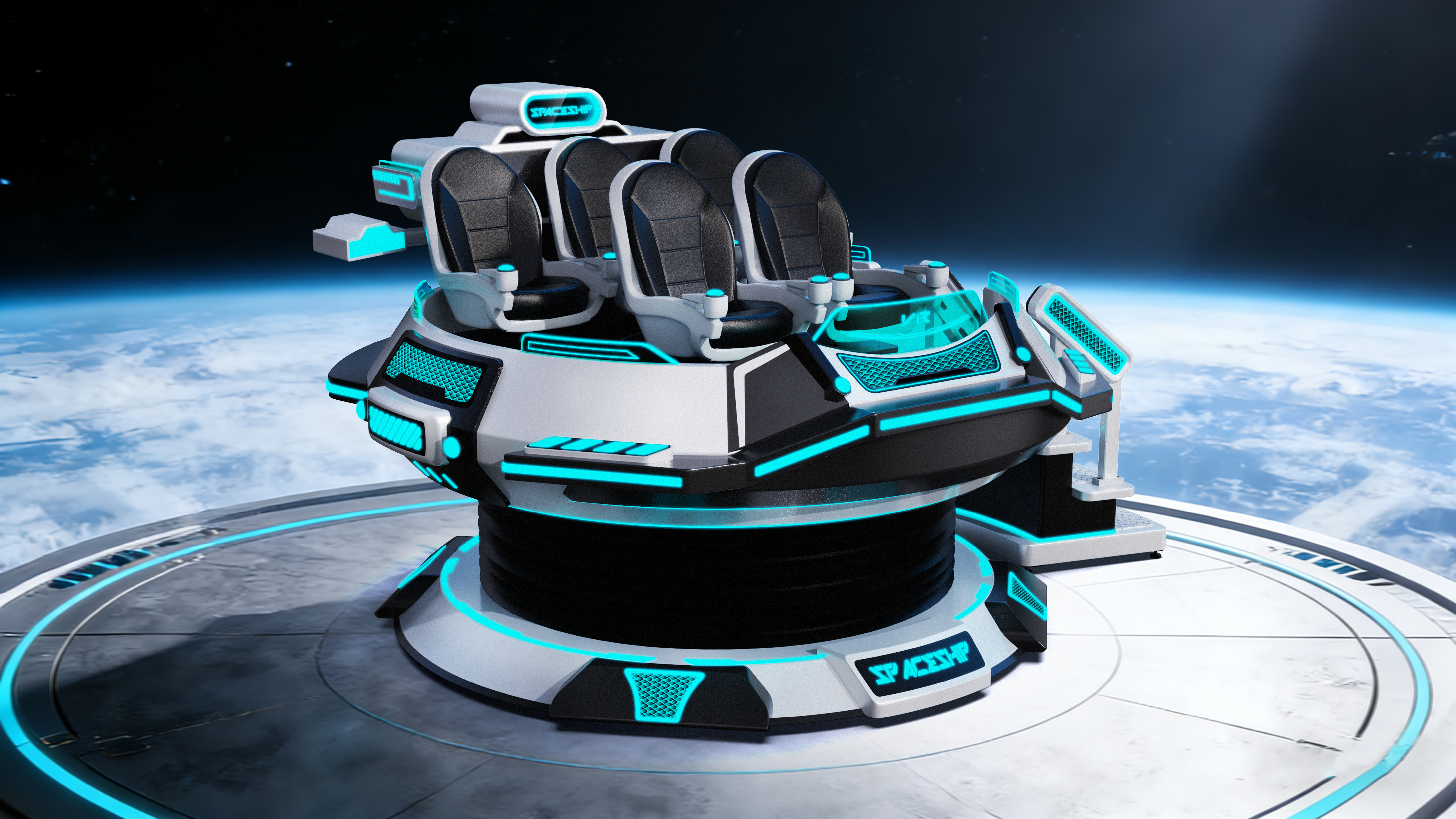 vr，VR equipment，VR game console，Flying saucer，industrial design，Game console design，Game City Game Machine，product design，