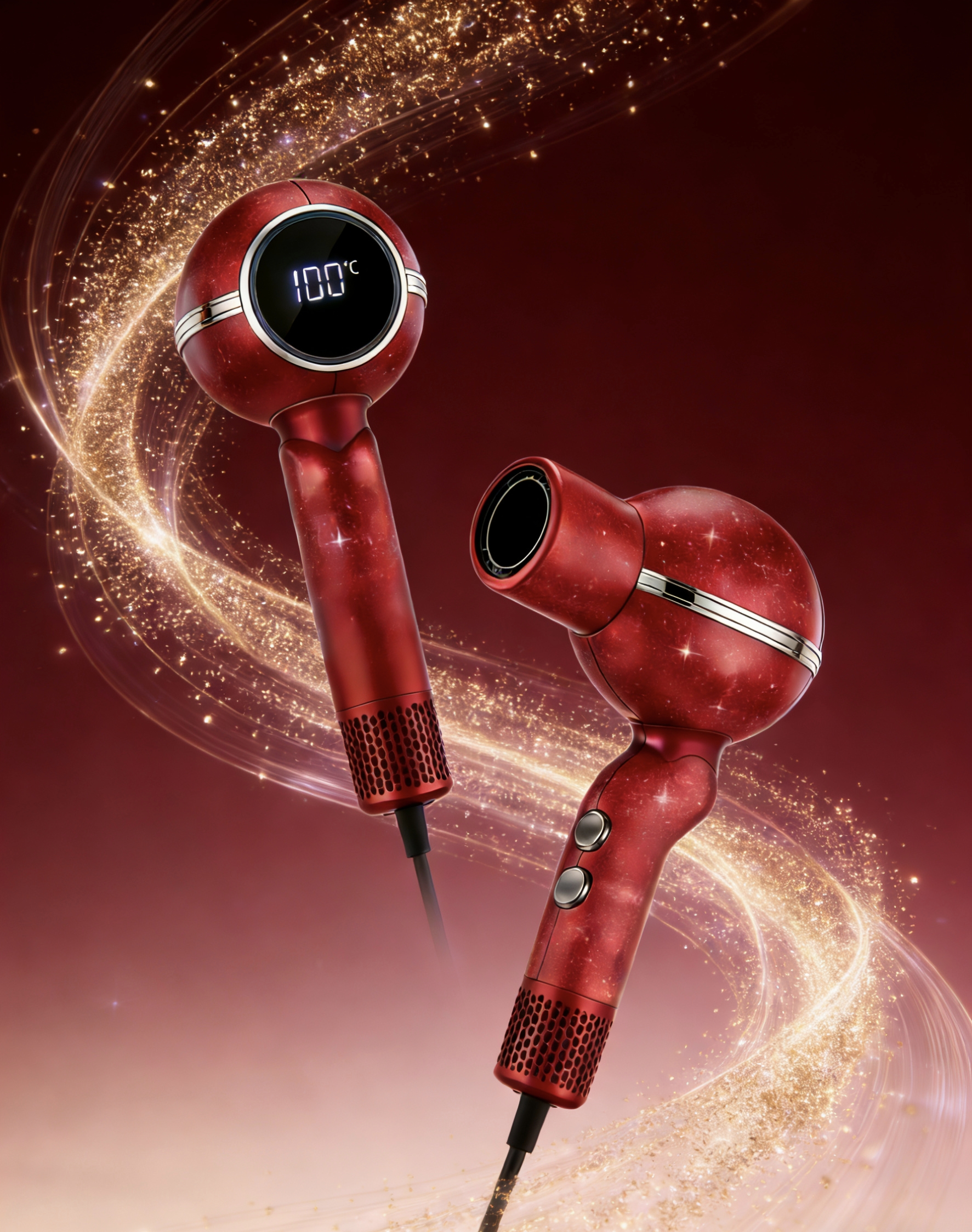 High speed hair dryer，star，starry sky，anion，Temperature-controlled hair care，
