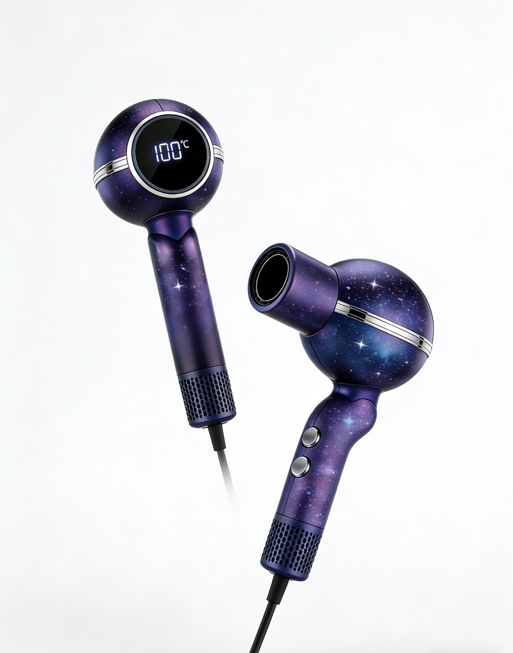 High speed hair dryer，star，starry sky，anion，Temperature-controlled hair care，