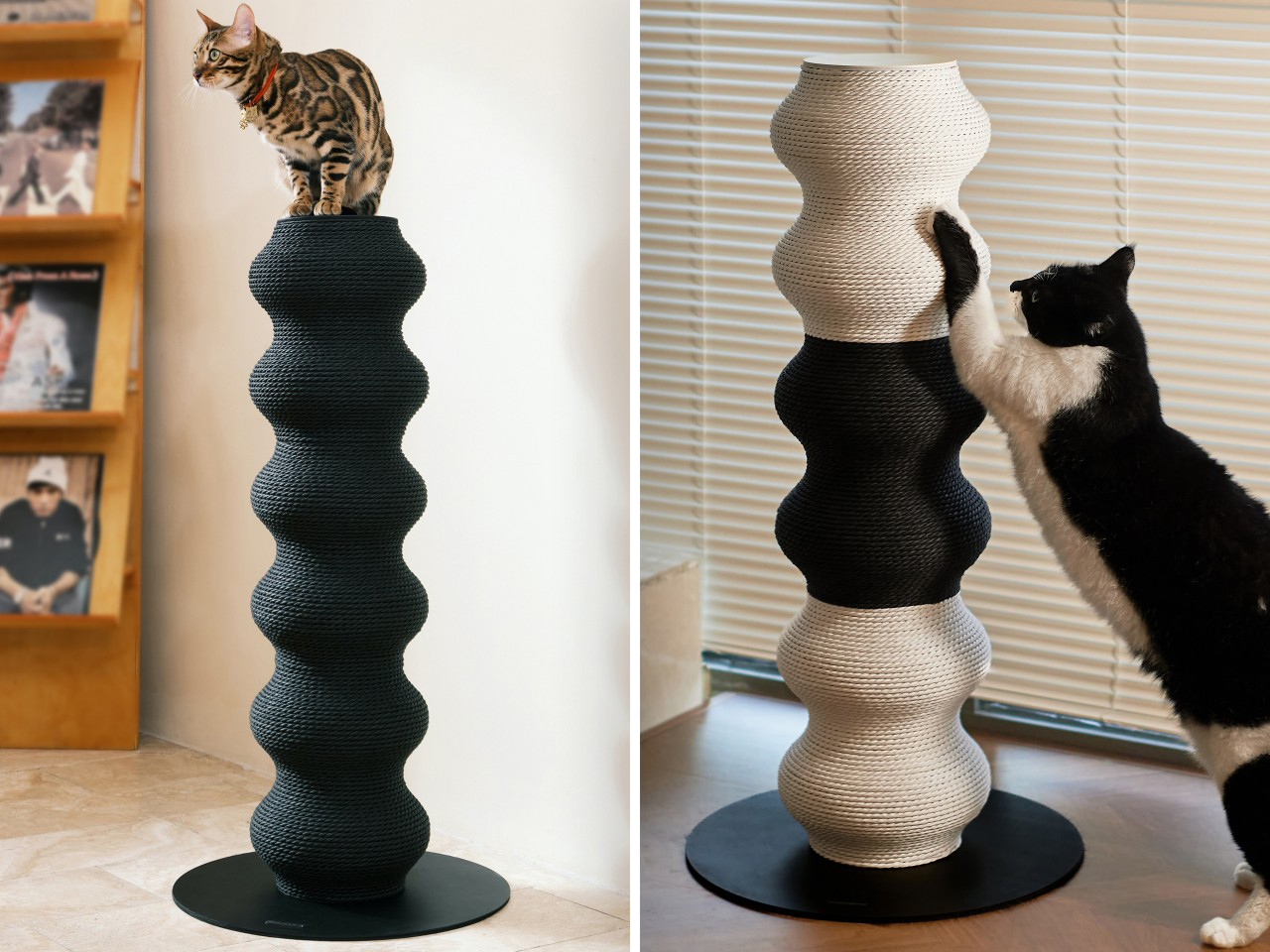 Cat scratch post，Pet furniture，Modular design，Eco-friendly pet supplies，