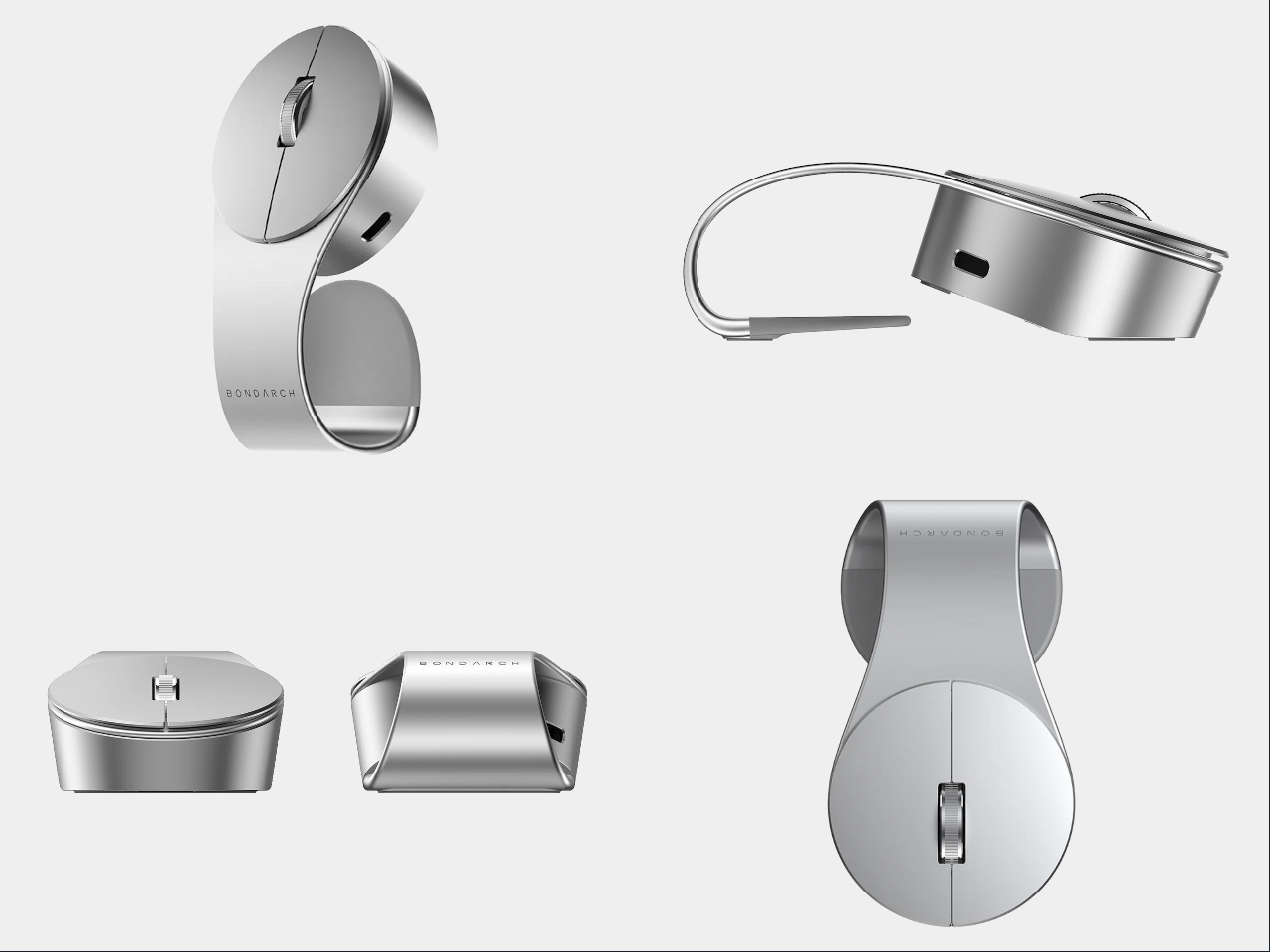 BondClip，Wireless mouse，Portable design，Notebook accessories，