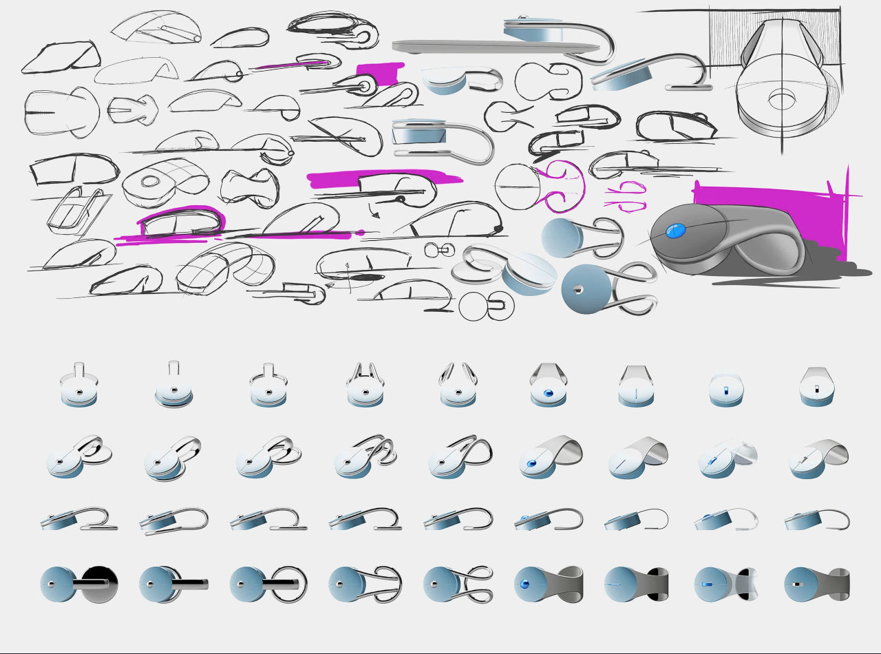 BondClip，Wireless mouse，Portable design，Notebook accessories，