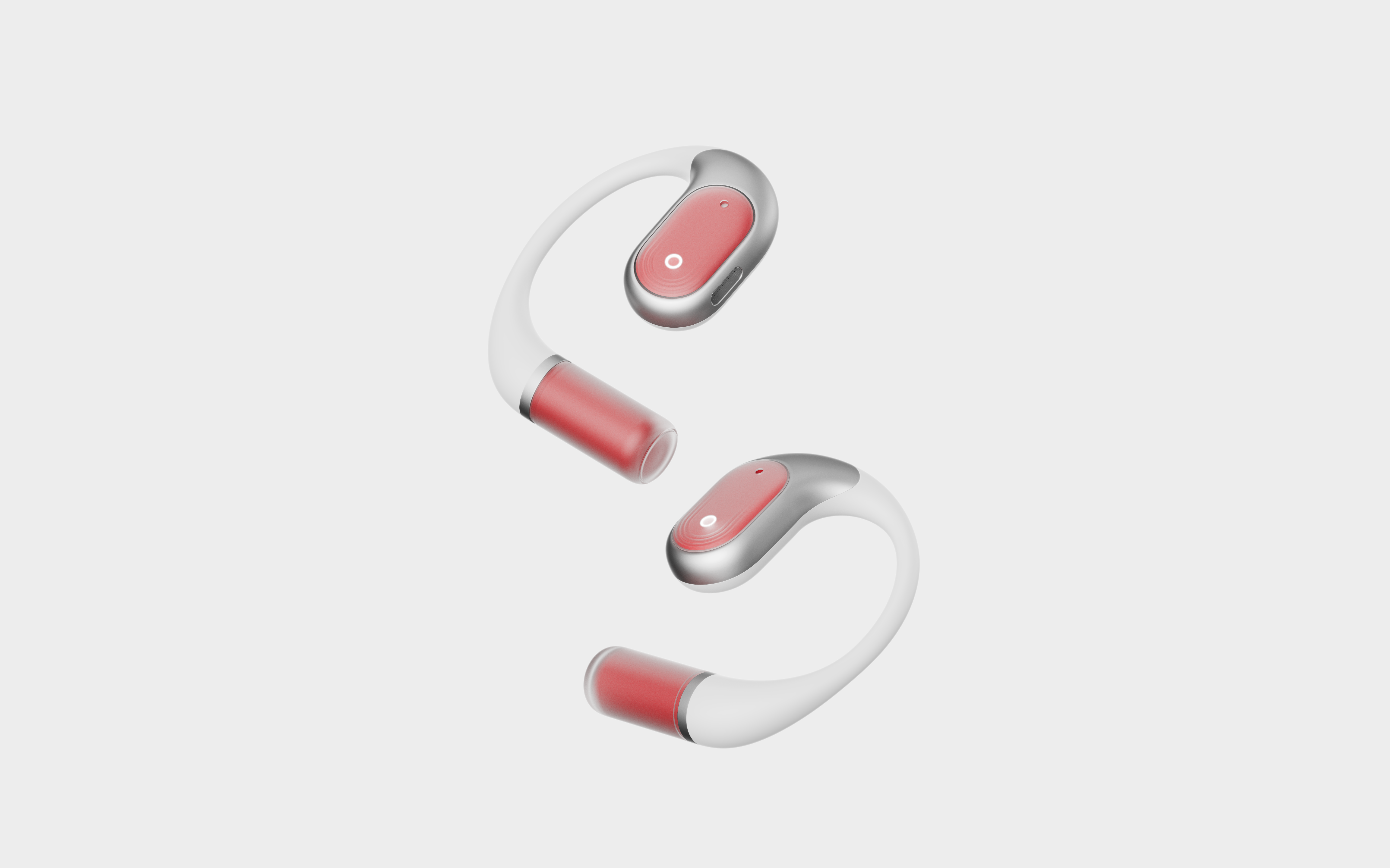 Liquid foundation or lipstick headphones，Ear hanging type earphone，3C digital products，Design inspiration，