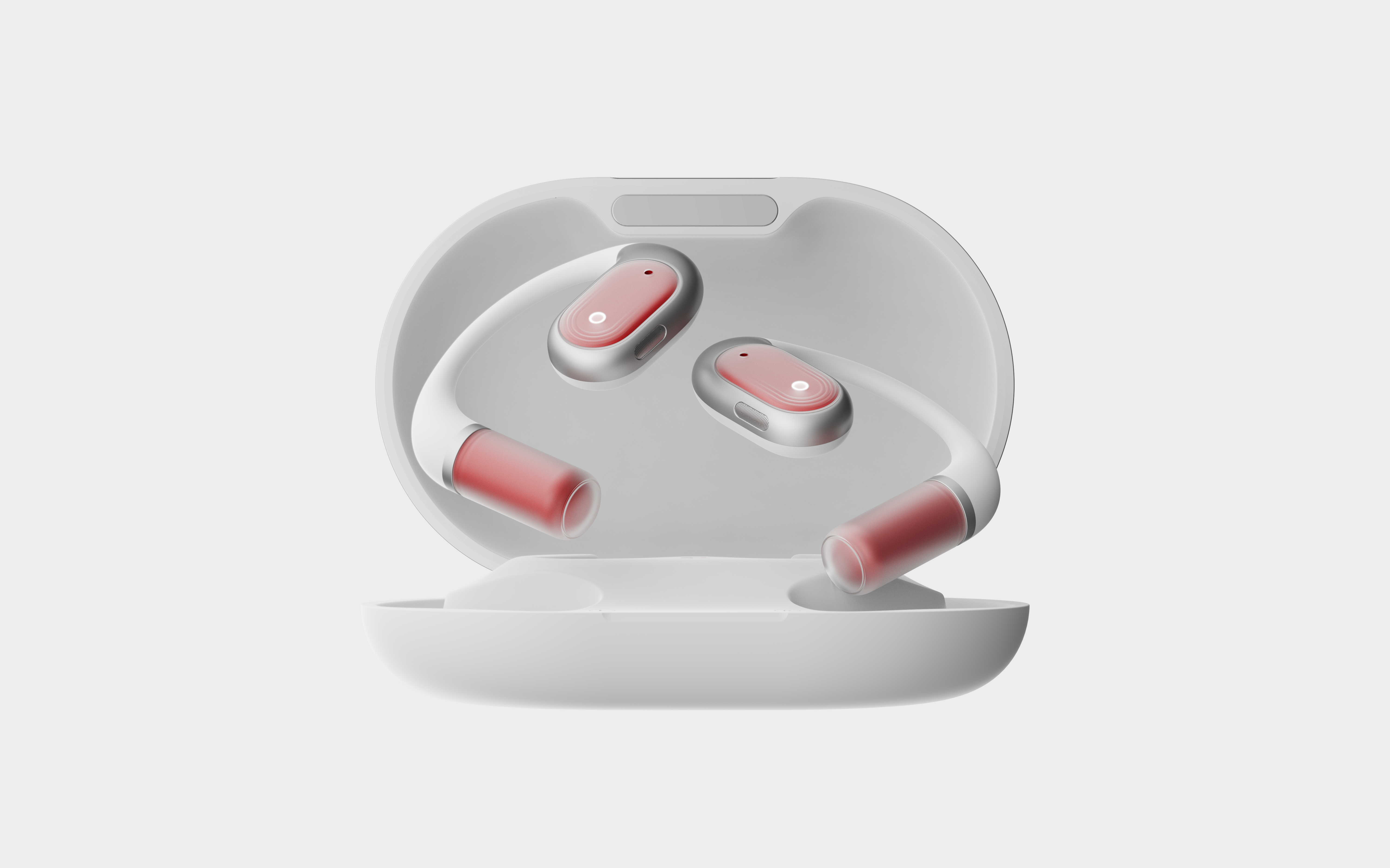 Liquid foundation or lipstick headphones，Ear hanging type earphone，3C digital products，Design inspiration，