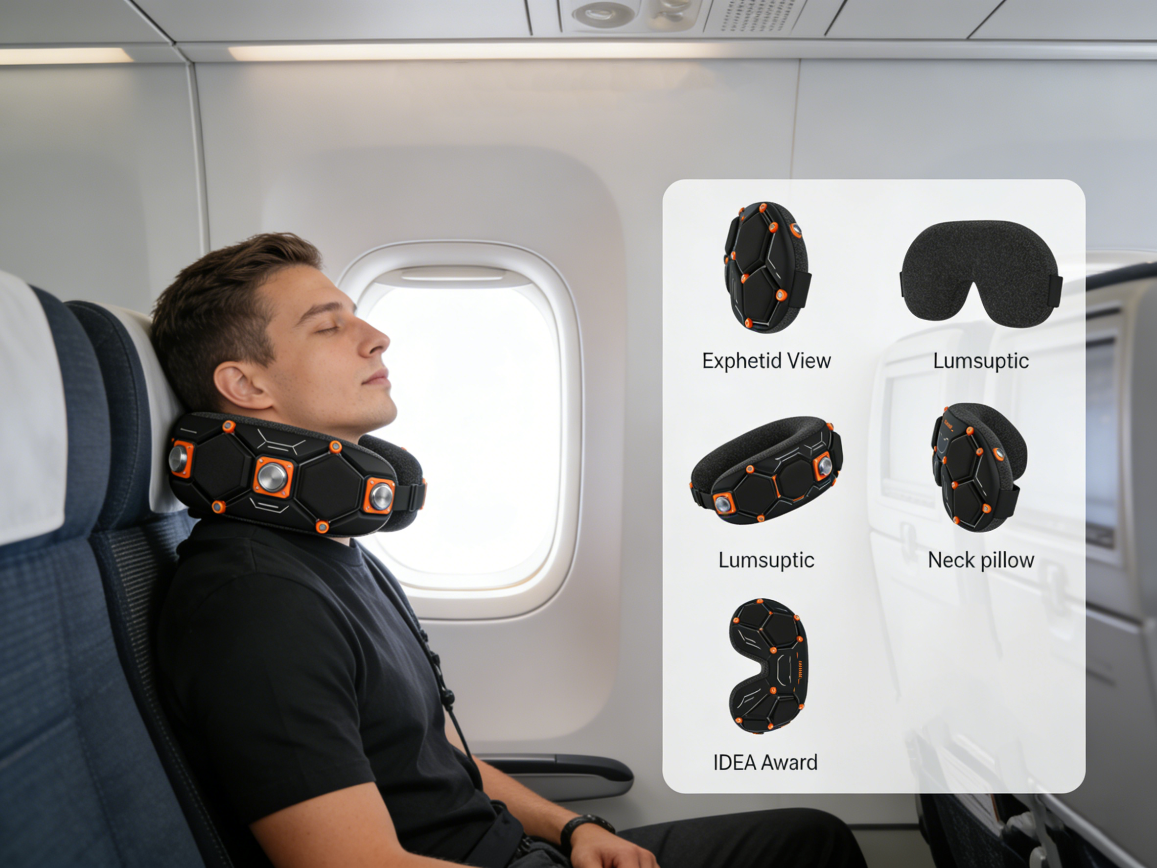 Neck pillow design，
