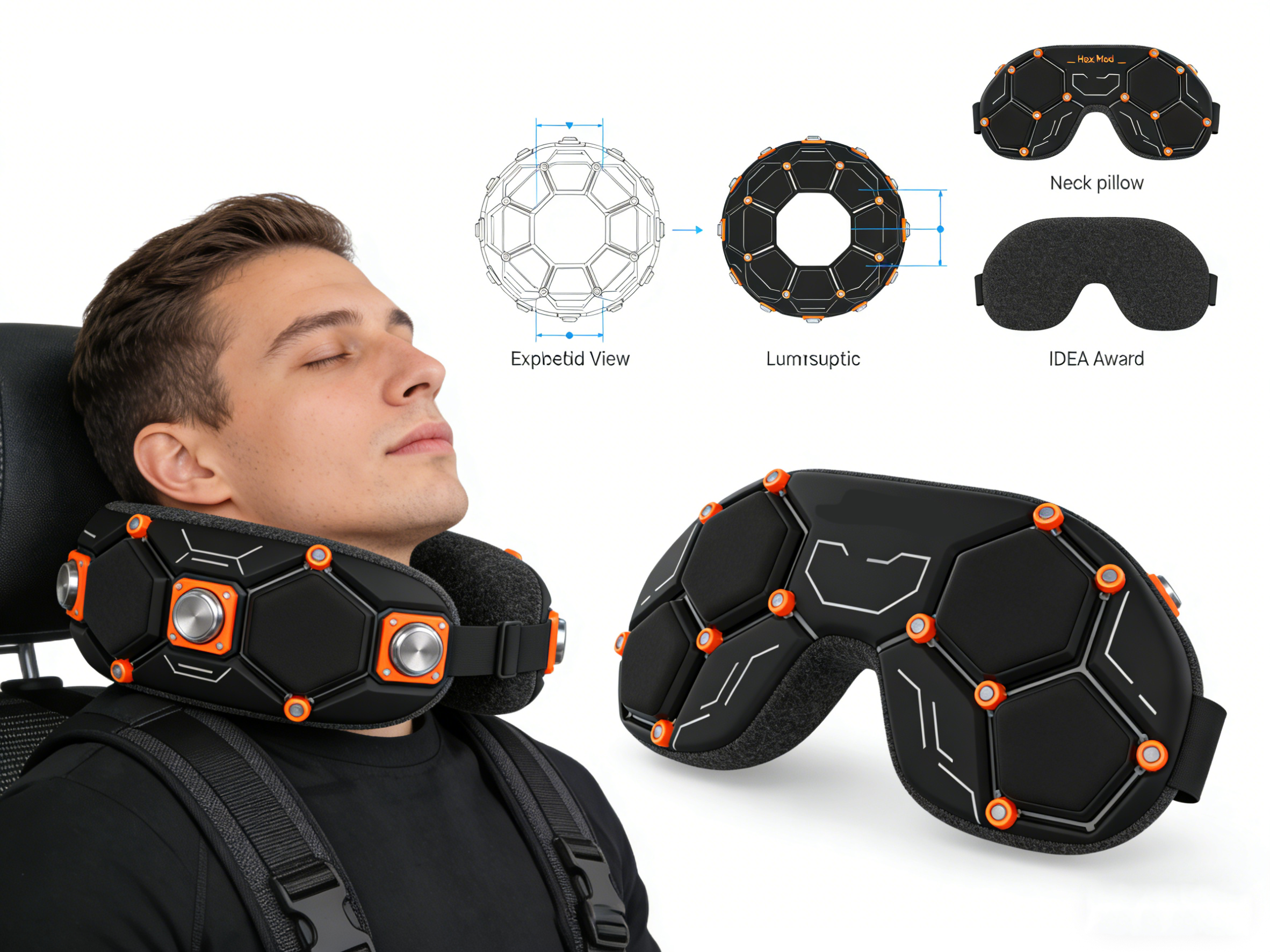 Neck pillow design，