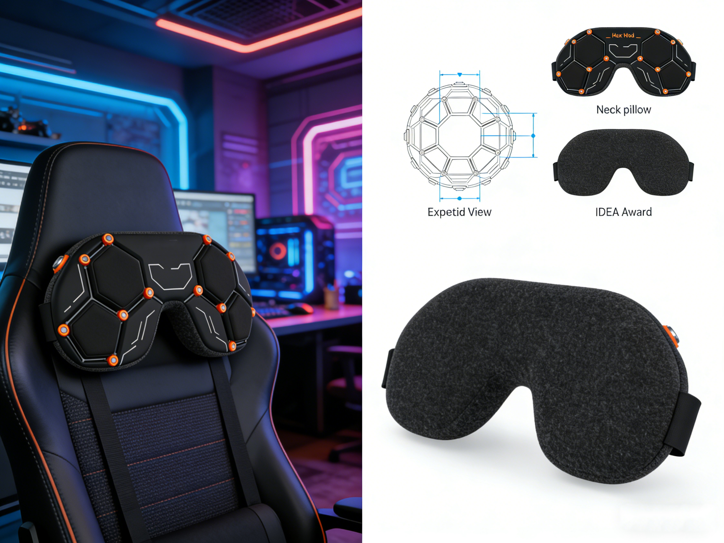 Neck pillow design，