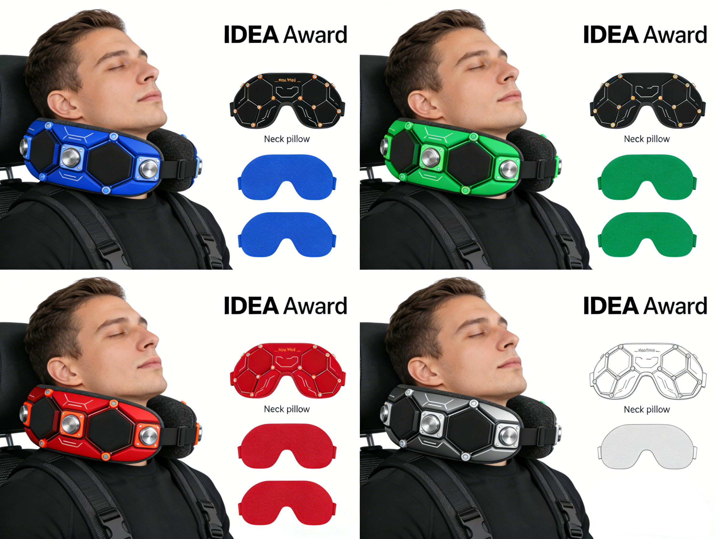 Neck pillow design，