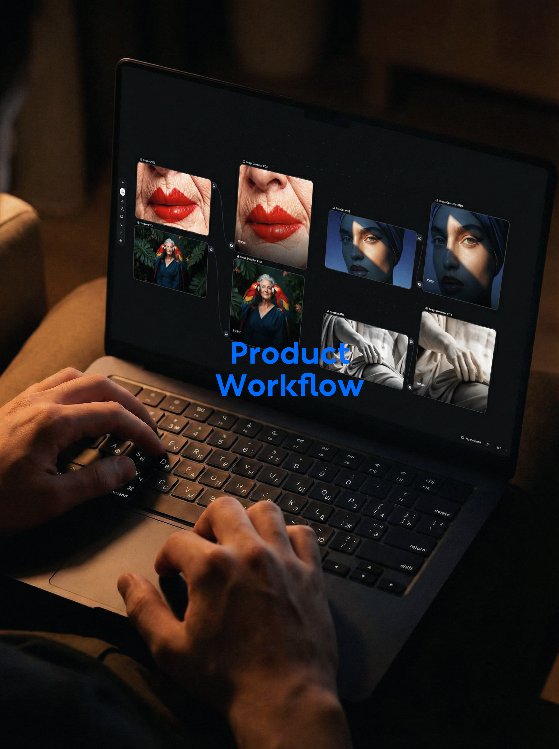 AIGC Workflow，Product Workflow，AIGC，enlarge，