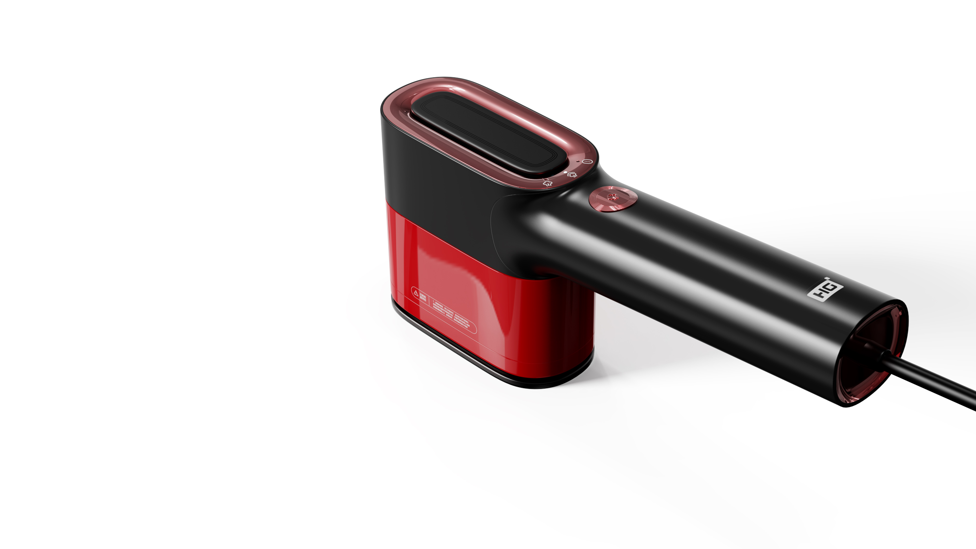 Portable small iron，Hand held ironing machine，Small hand-held iron，product design，Small multi-function iron，