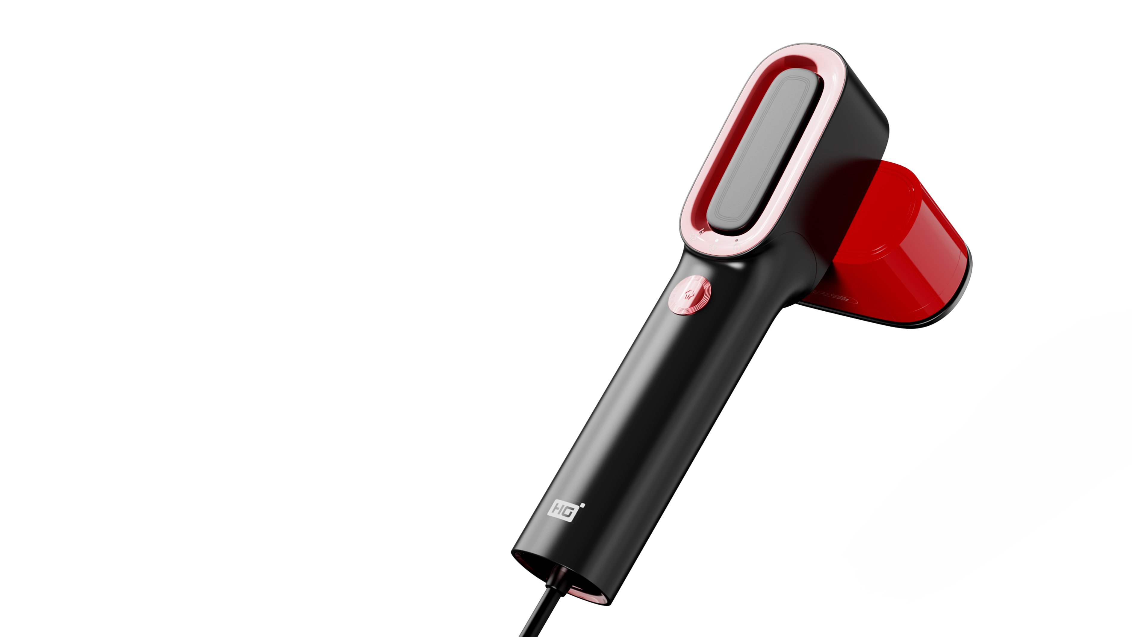 Portable small iron，Hand held ironing machine，Small hand-held iron，product design，Small multi-function iron，