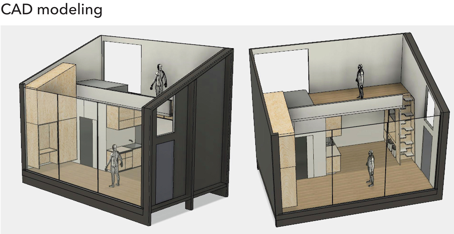 Interior design，3D production，TINY HOME，