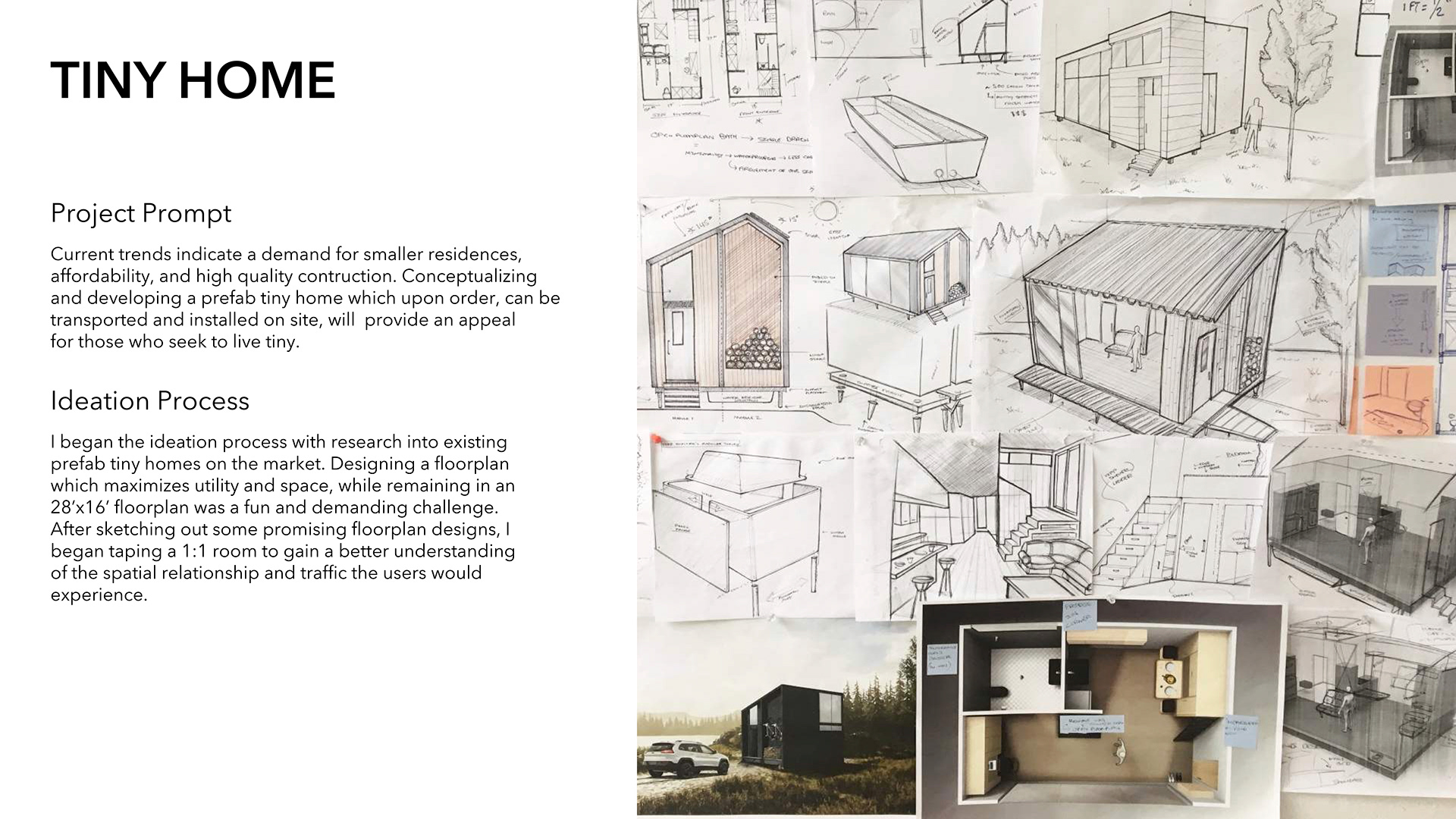 Interior design，3D production，TINY HOME，