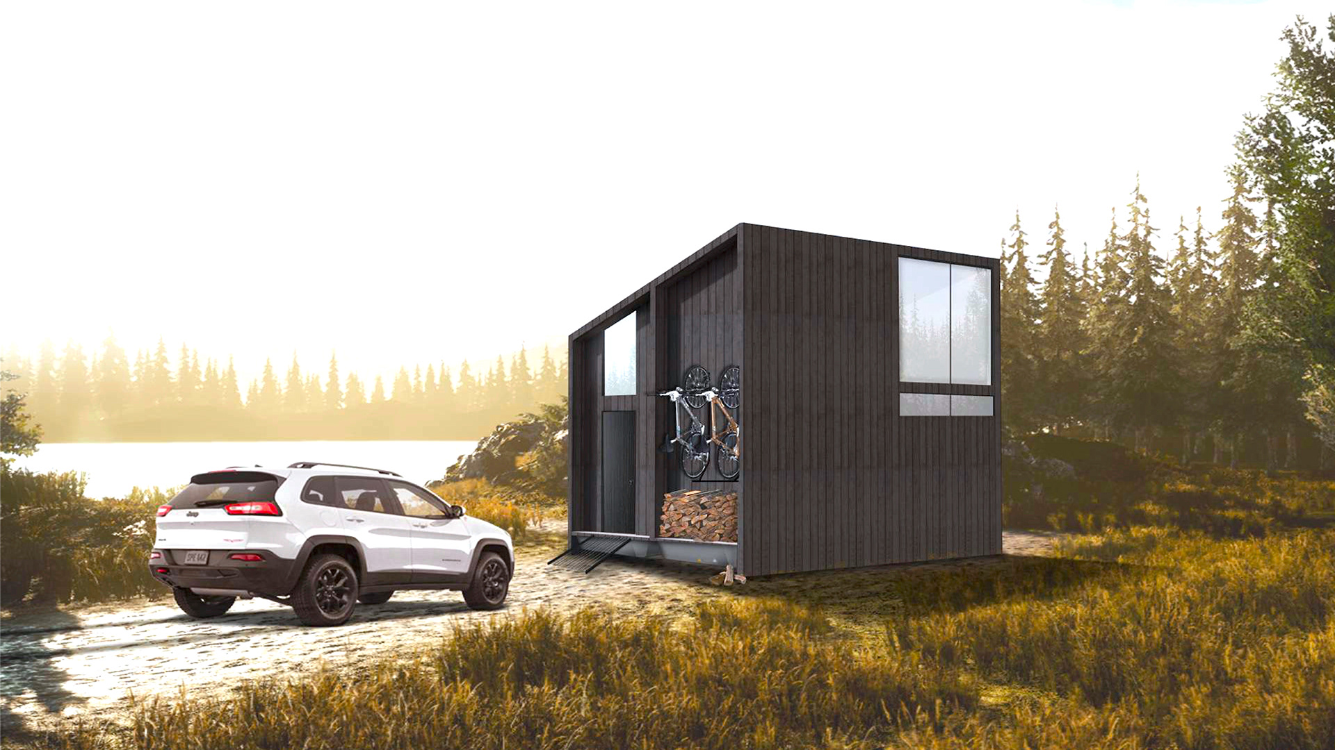 Interior design，3D production，TINY HOME，