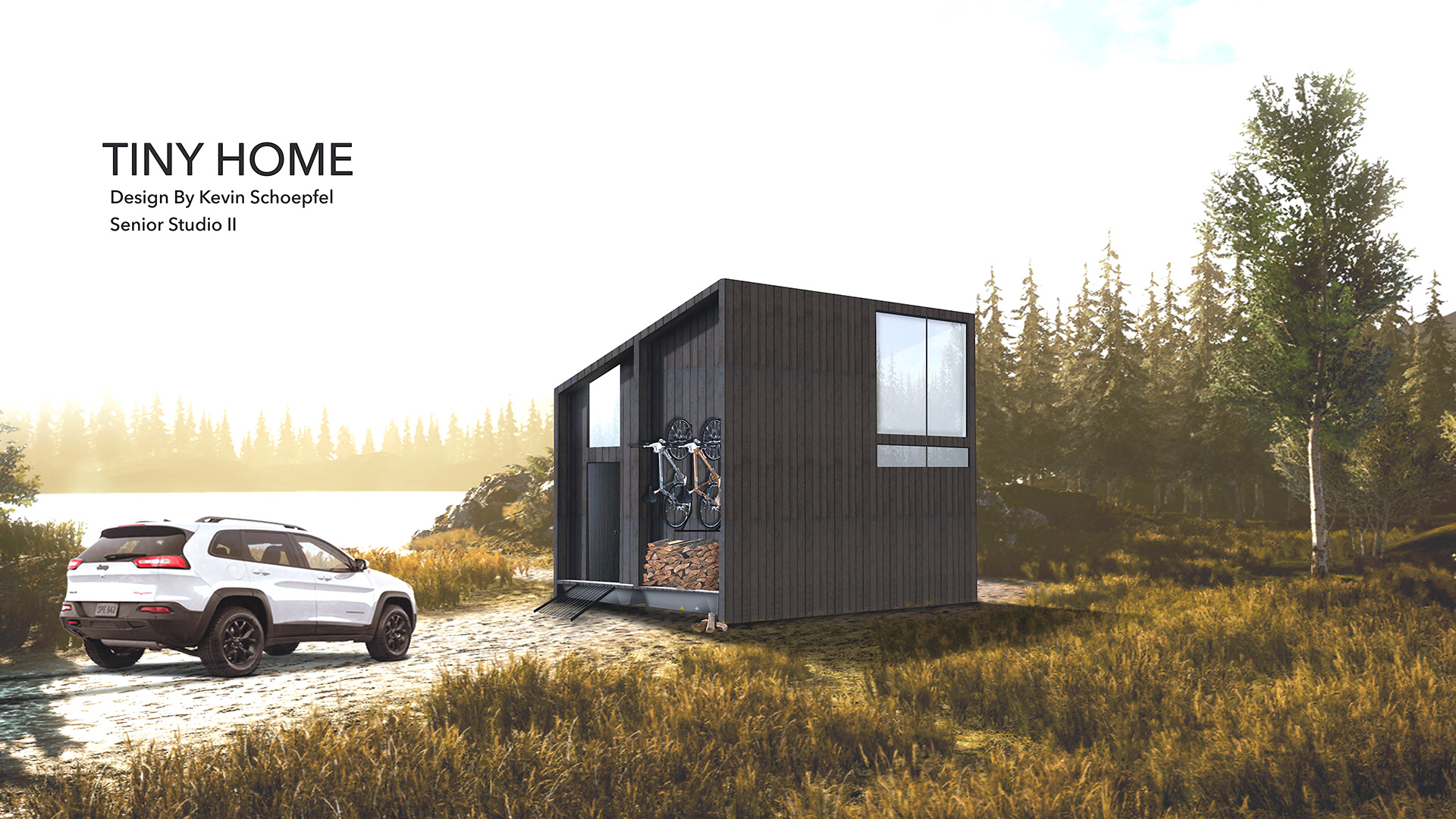 Interior design，3D production，TINY HOME，