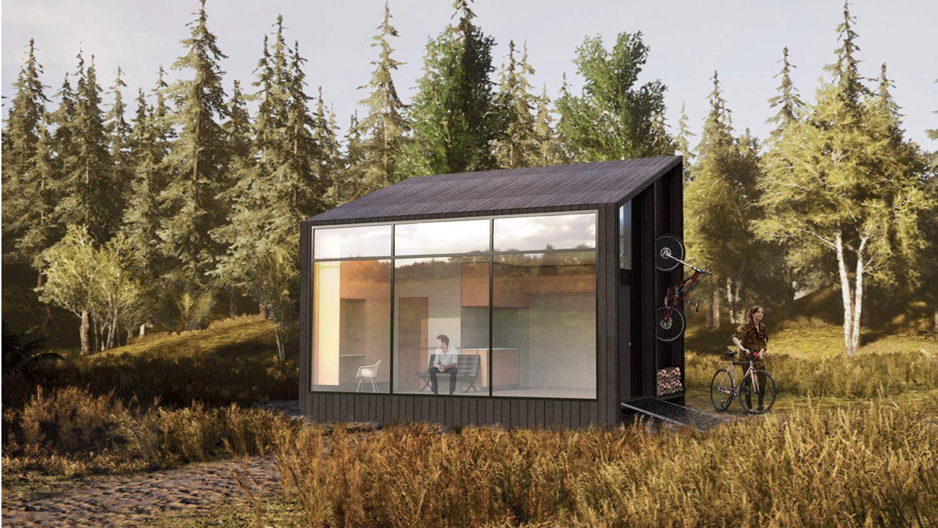 Interior design，3D production，TINY HOME，