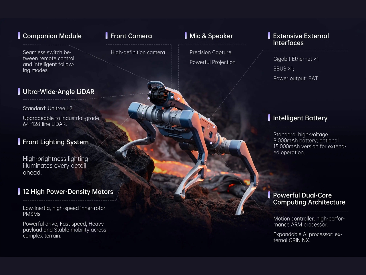 Robot dog，Unitree As2，Boston Dynamic ，Heavy Duty Robot，Space Tree，