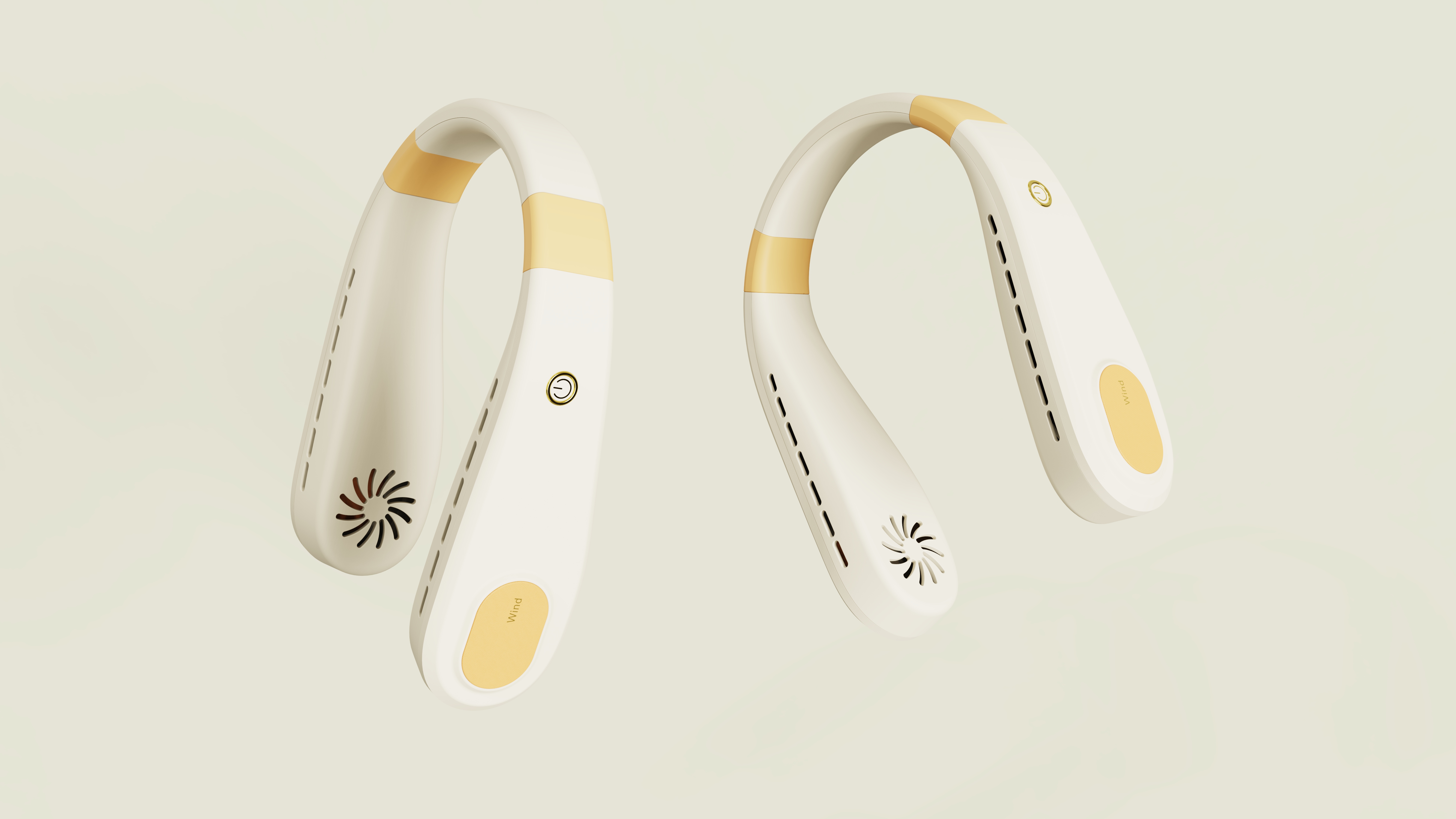 industrial design，Hanging neck fan，Fan，design scheme，