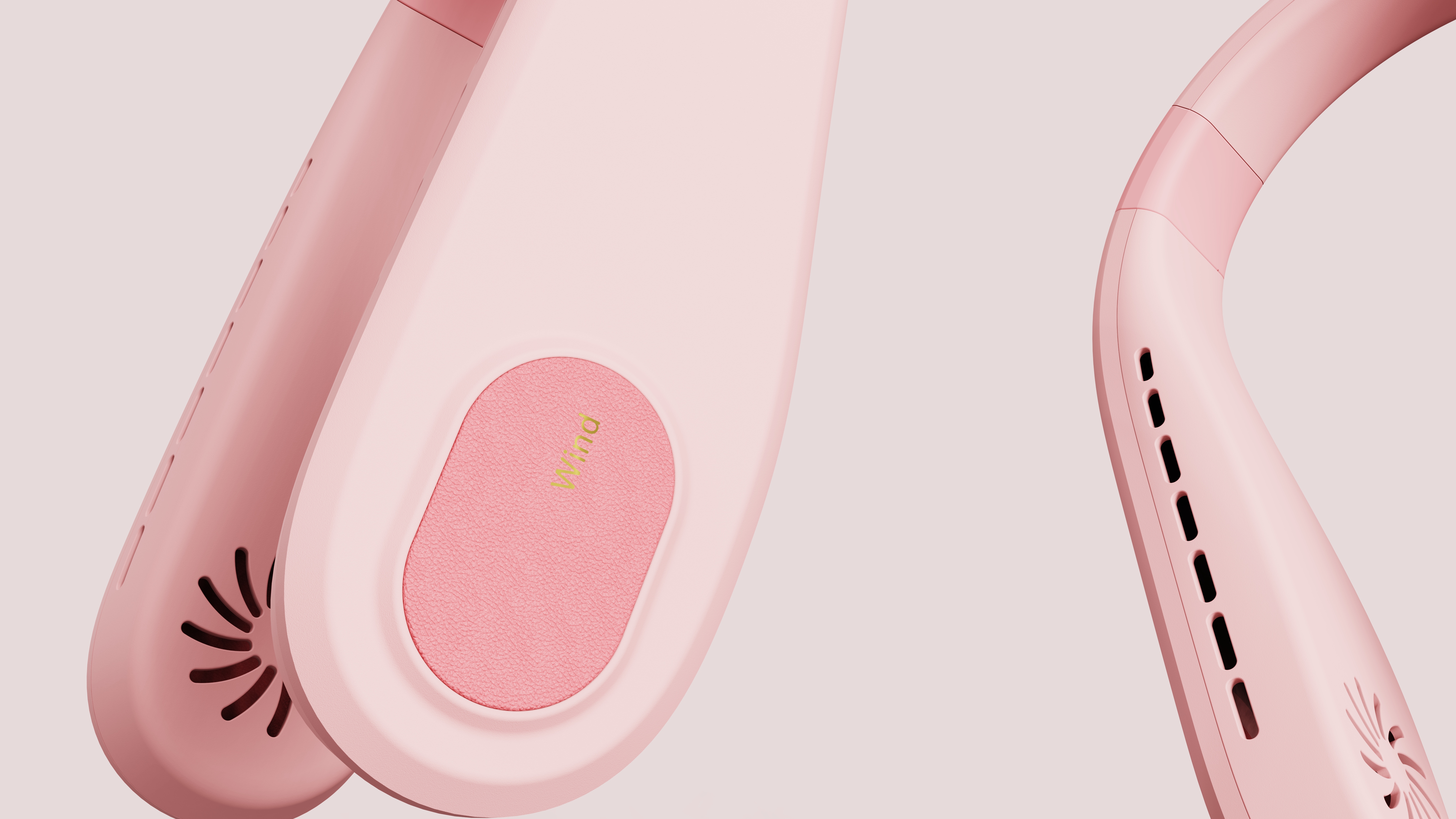 industrial design，Hanging neck fan，Fan，design scheme，