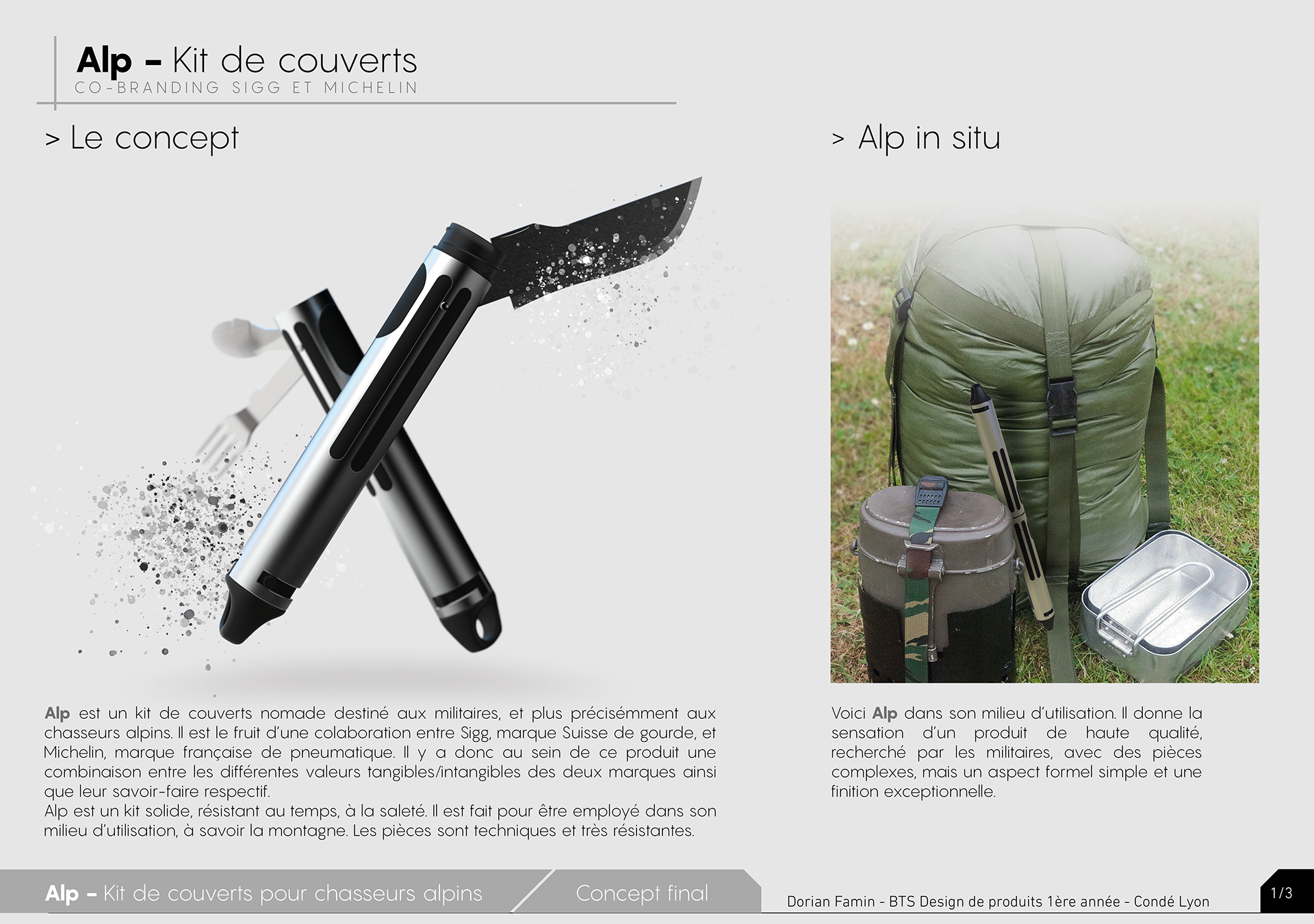 Alp，Folding knife，Metal，black，