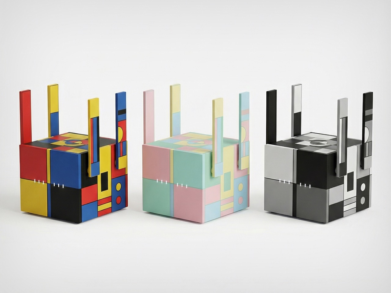 Router，Home digital，Mondrian，Creative Digital，