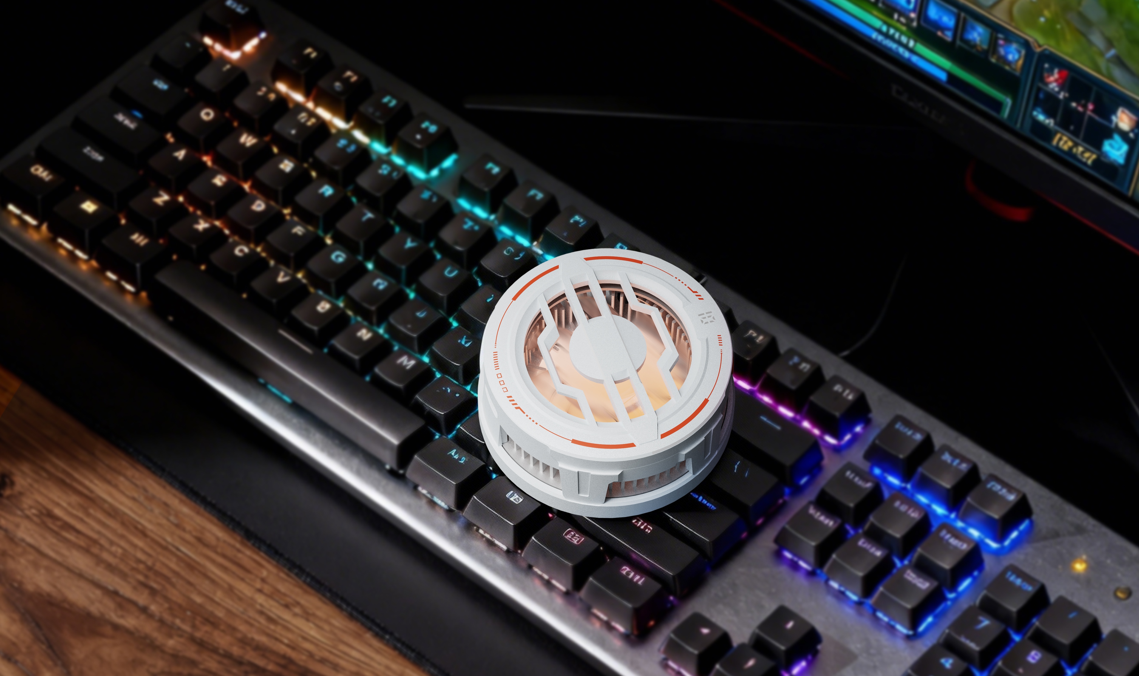 Digital products, mobile phone radiator, original design，