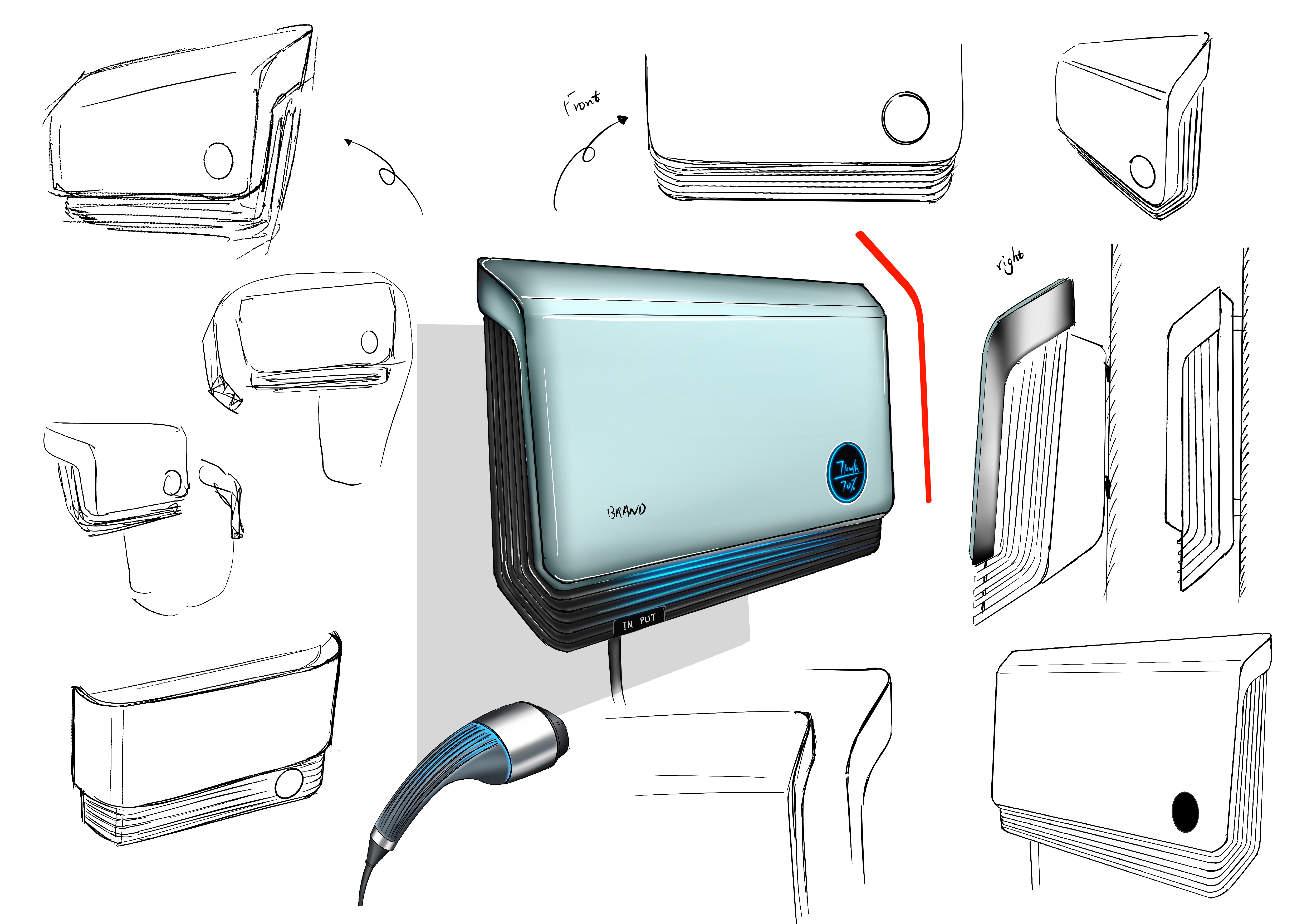 Charging pile，household，Work Review，smart wallbox，home charger，