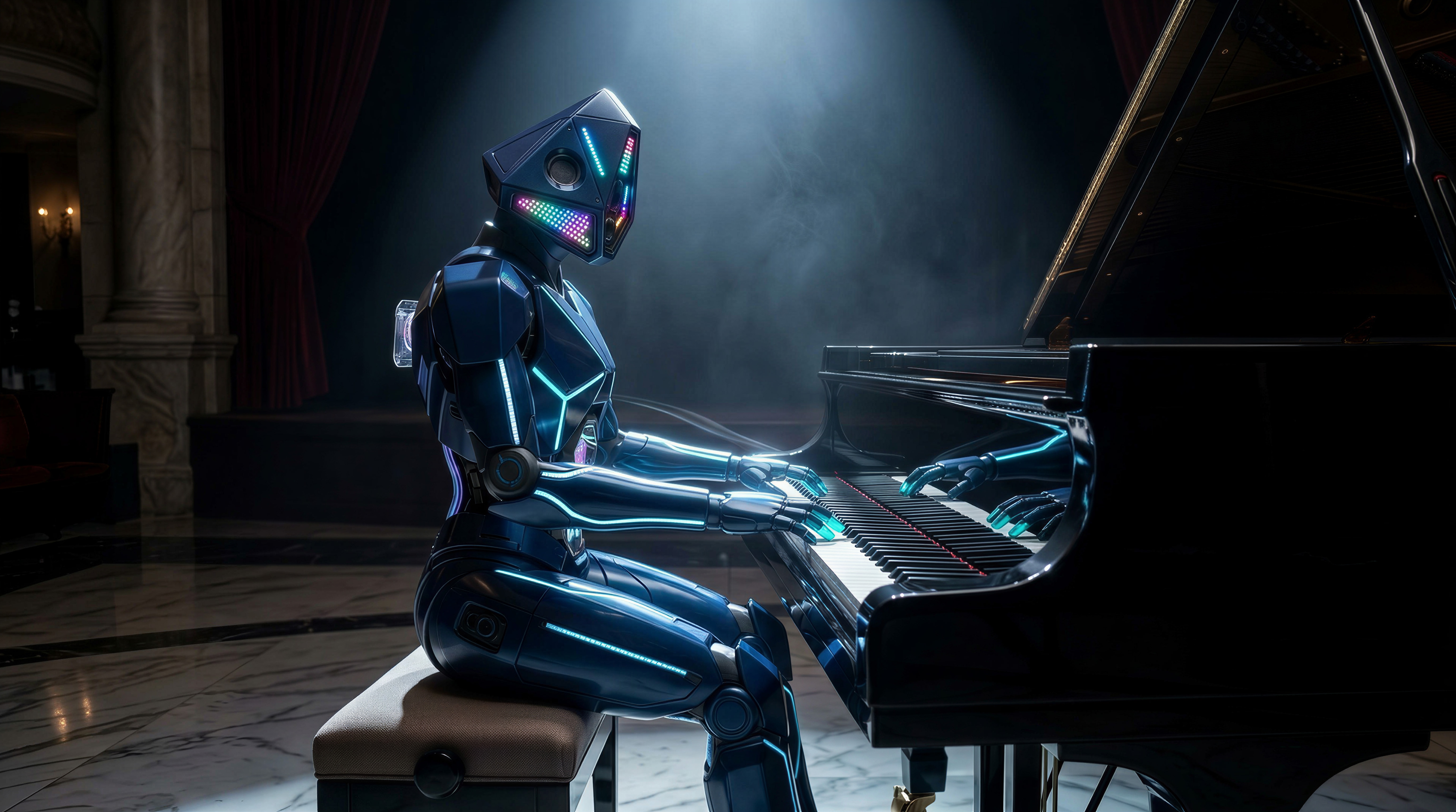 Humanoid robot，intelligent robot，music，ai，robot，