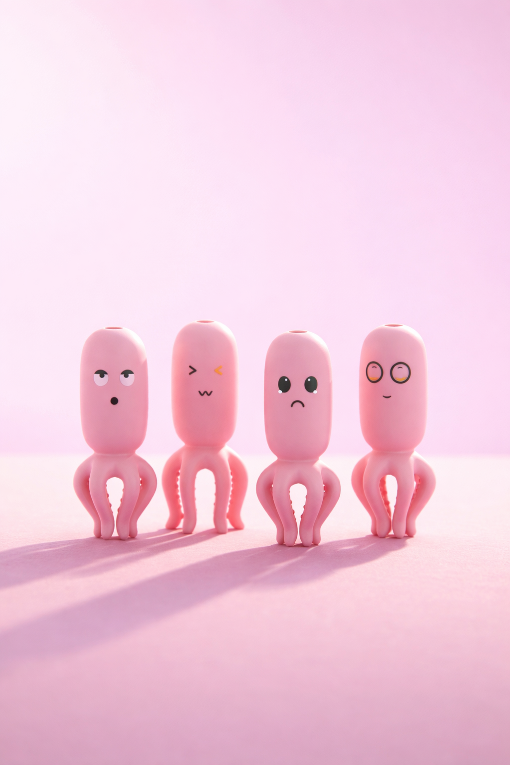 Emotional Design，minimalist structure，Strong affinity，lovely，relaxed，No pressure，octopus，Small animals，