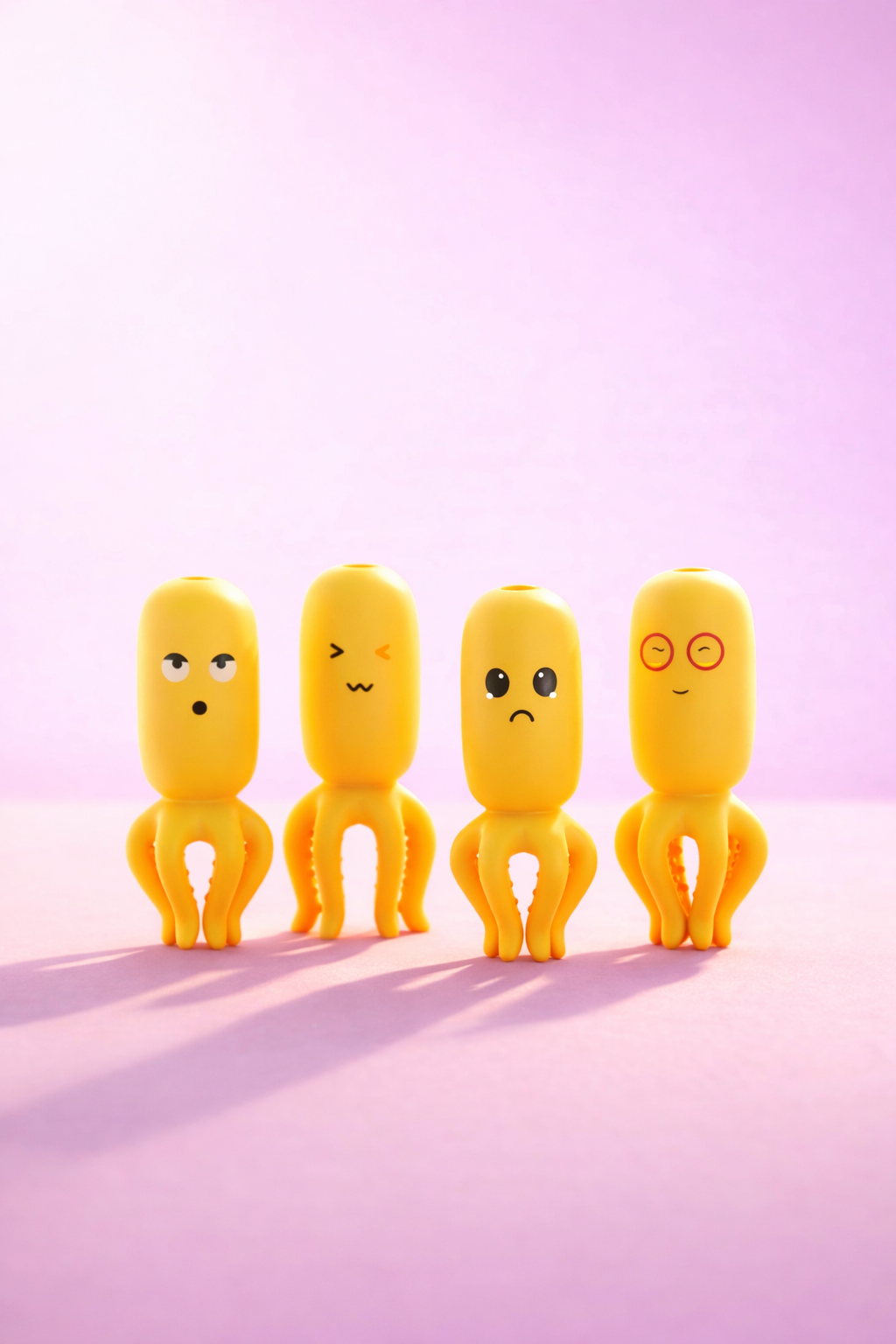 Emotional Design，minimalist structure，Strong affinity，lovely，relaxed，No pressure，octopus，Small animals，