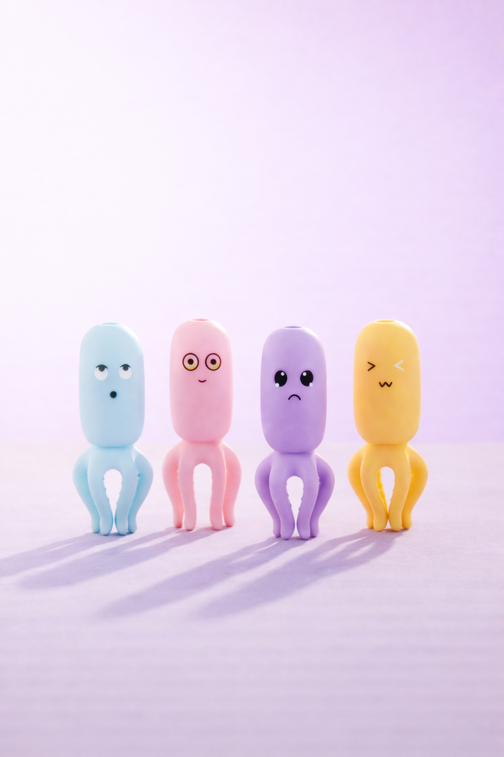 Emotional Design，minimalist structure，Strong affinity，lovely，relaxed，No pressure，octopus，Small animals，