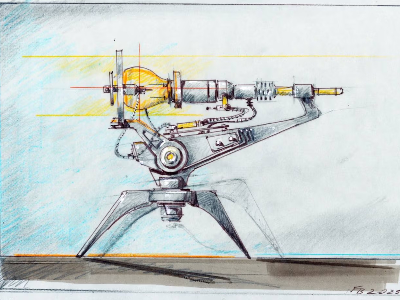 ML15 Helios，Limited edition，Metal Sculpture Lamp，Art installation，M.A.D.Gallery，