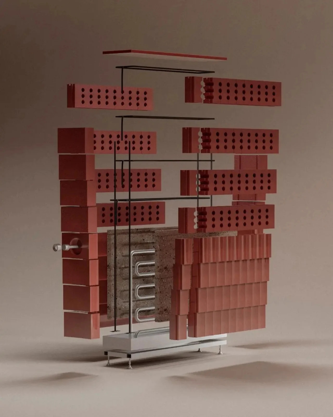 Celcius，Ancient HVAC，clay temperature regulation，Energy-free heating，multi-function，