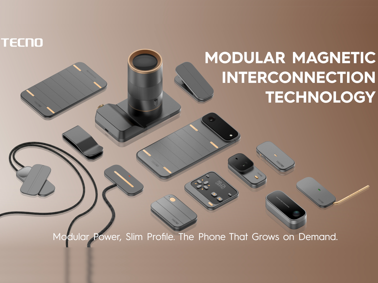 TECNO，MWC2026，magnetic attraction modular，POVA Ecology，Game phone，