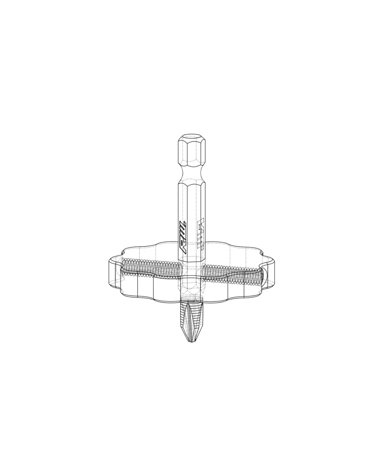 Drillbit Gyro，bolt driver，Desktop Unzip，Creative tools，EDC，